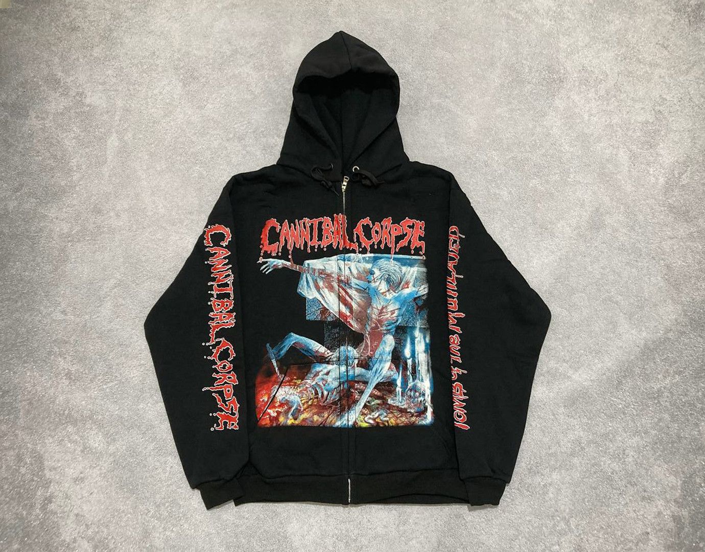 Band Tees Zip Hoodie Cannibal Corpse - Tomb of the Mutilated Size US XL / EU 56 / 4 - 1 Thumbnail