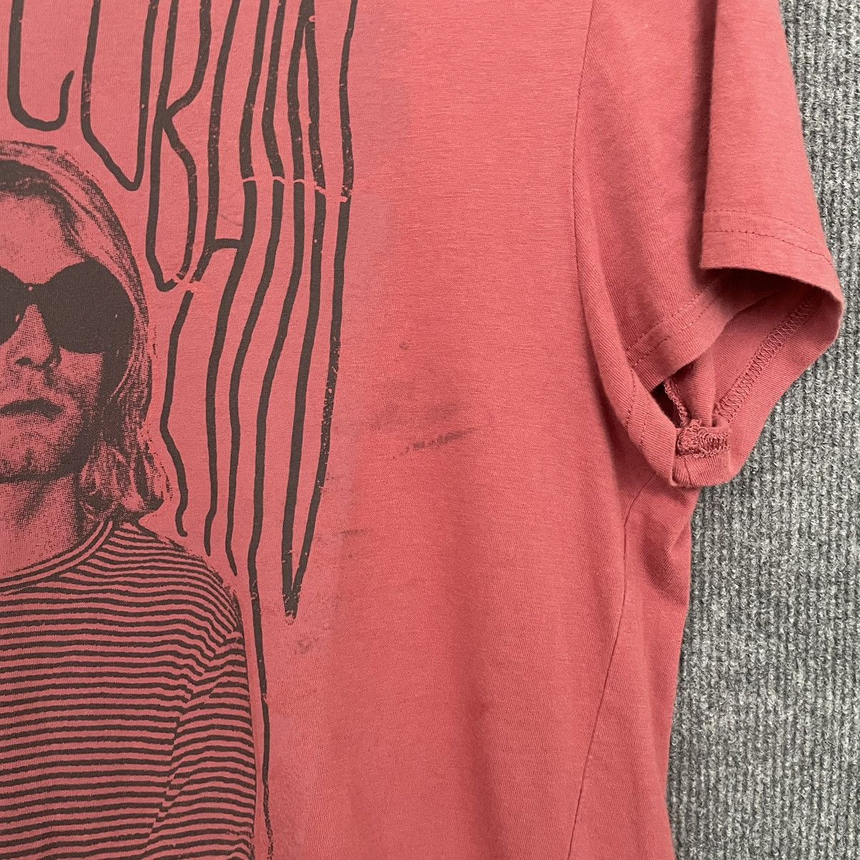 Band Tees × Nirvana Y2K Kurt Cobain Distressed T Shirt Size M / US 6-8 / IT 42-44 - 4 Thumbnail