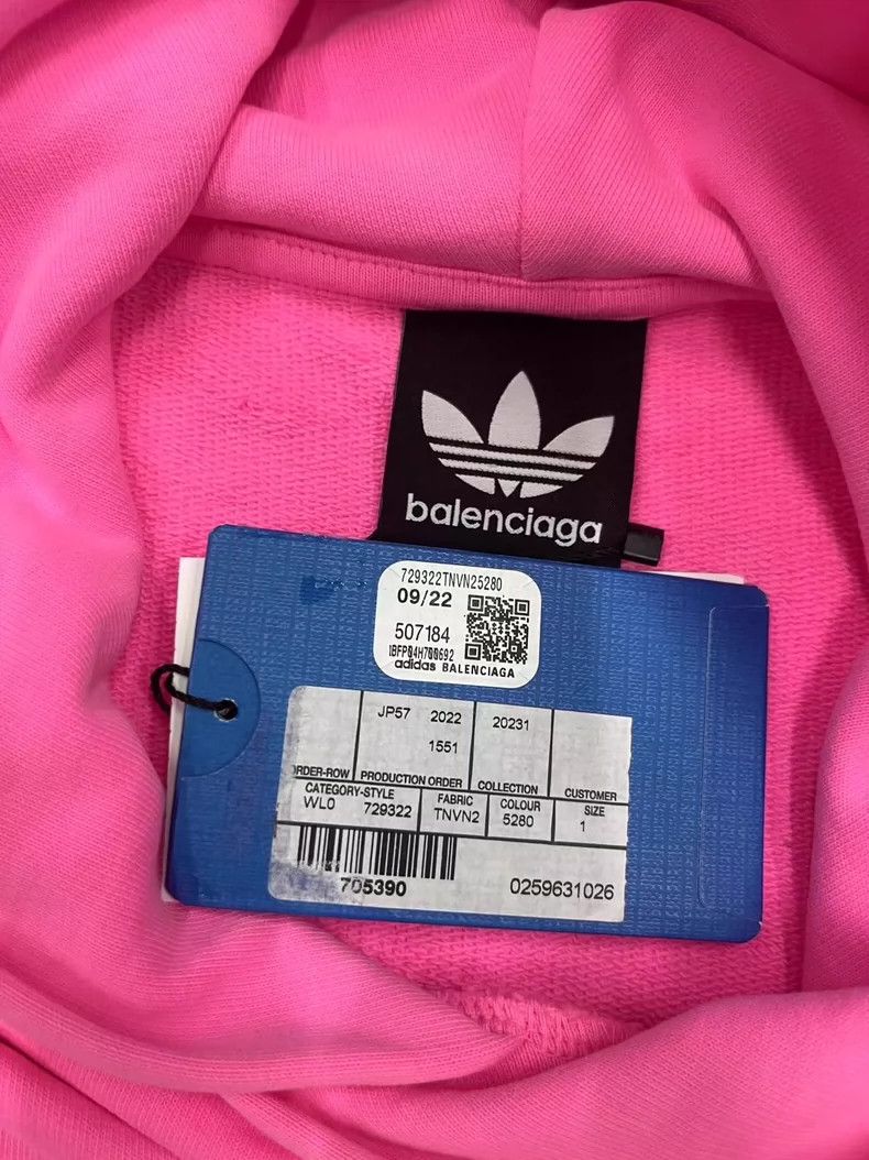 Balenciaga Balenciaga Logo Letter Hooded Loose Long Sleeve Sweatshirt Size US S / EU 44-46 / 1 - 5 Thumbnail