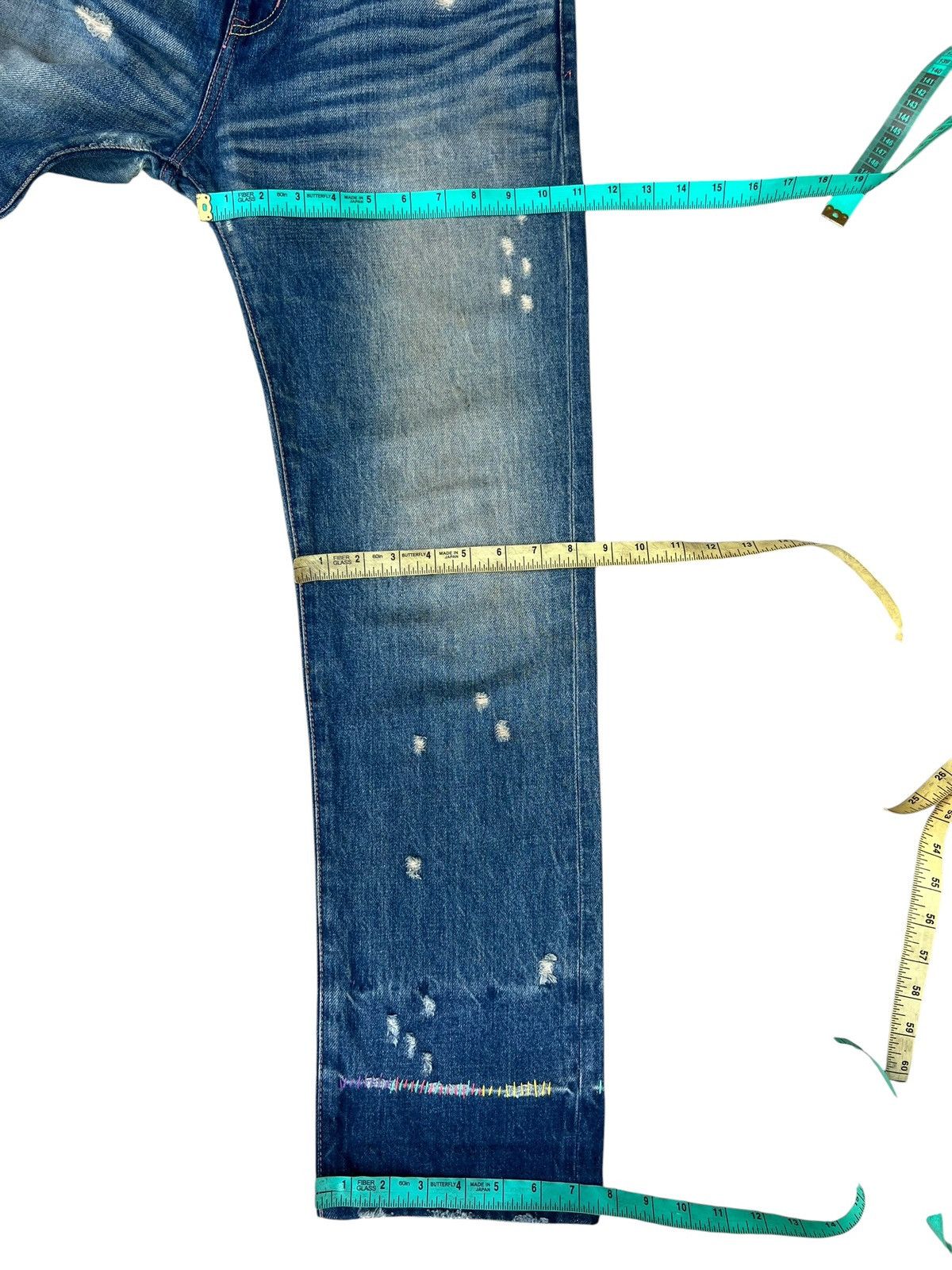 Tsumori Chisato Tsumori Chisato Japan Rips Distress Denim Trashed Jeans Size US 32 / EU 48 - 5 Thumbnail