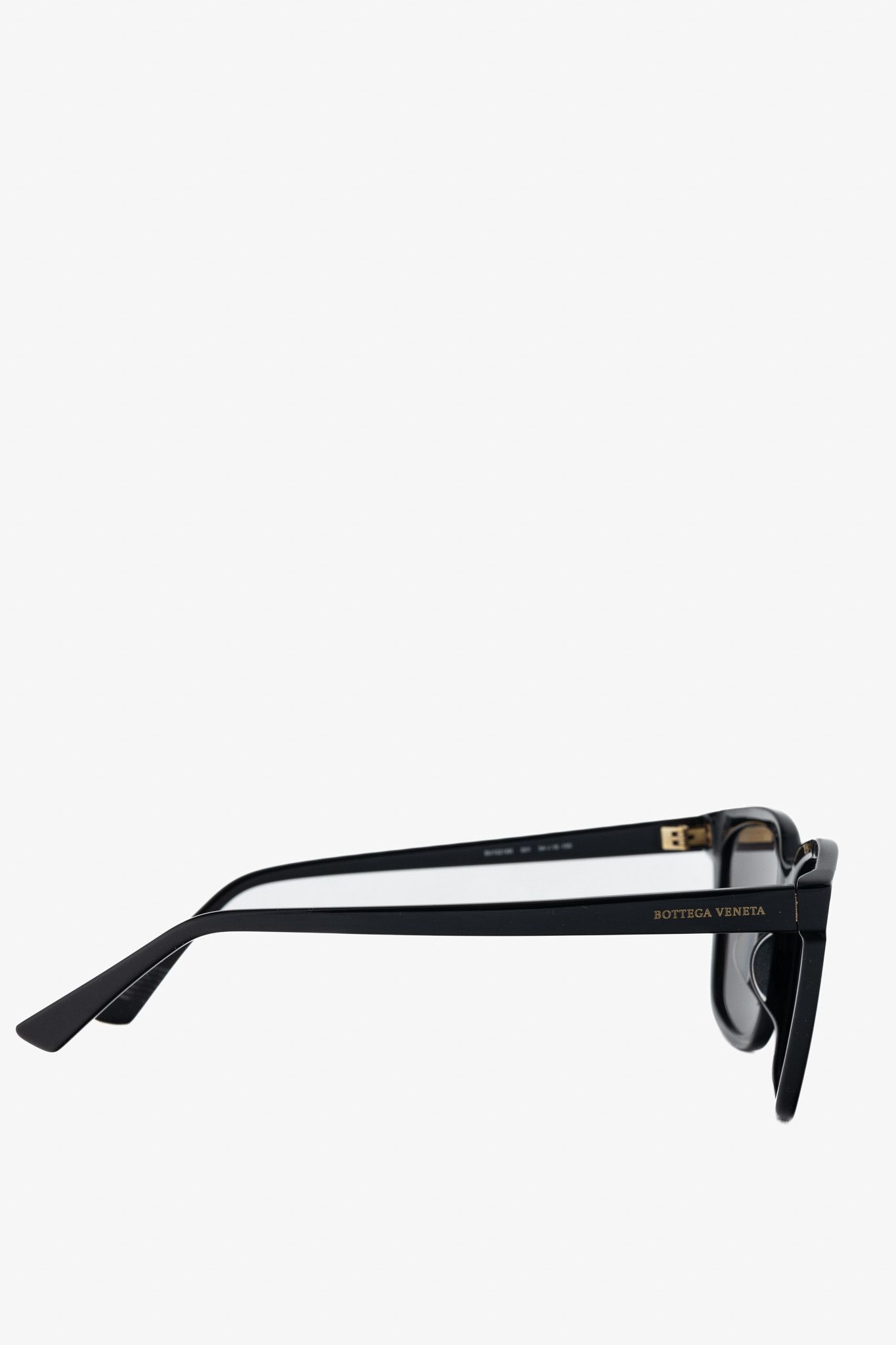 Bottega Veneta Bottega Veneta BV1021SK Black Square Acetate Sunglasses Size ONE SIZE - 4 Thumbnail