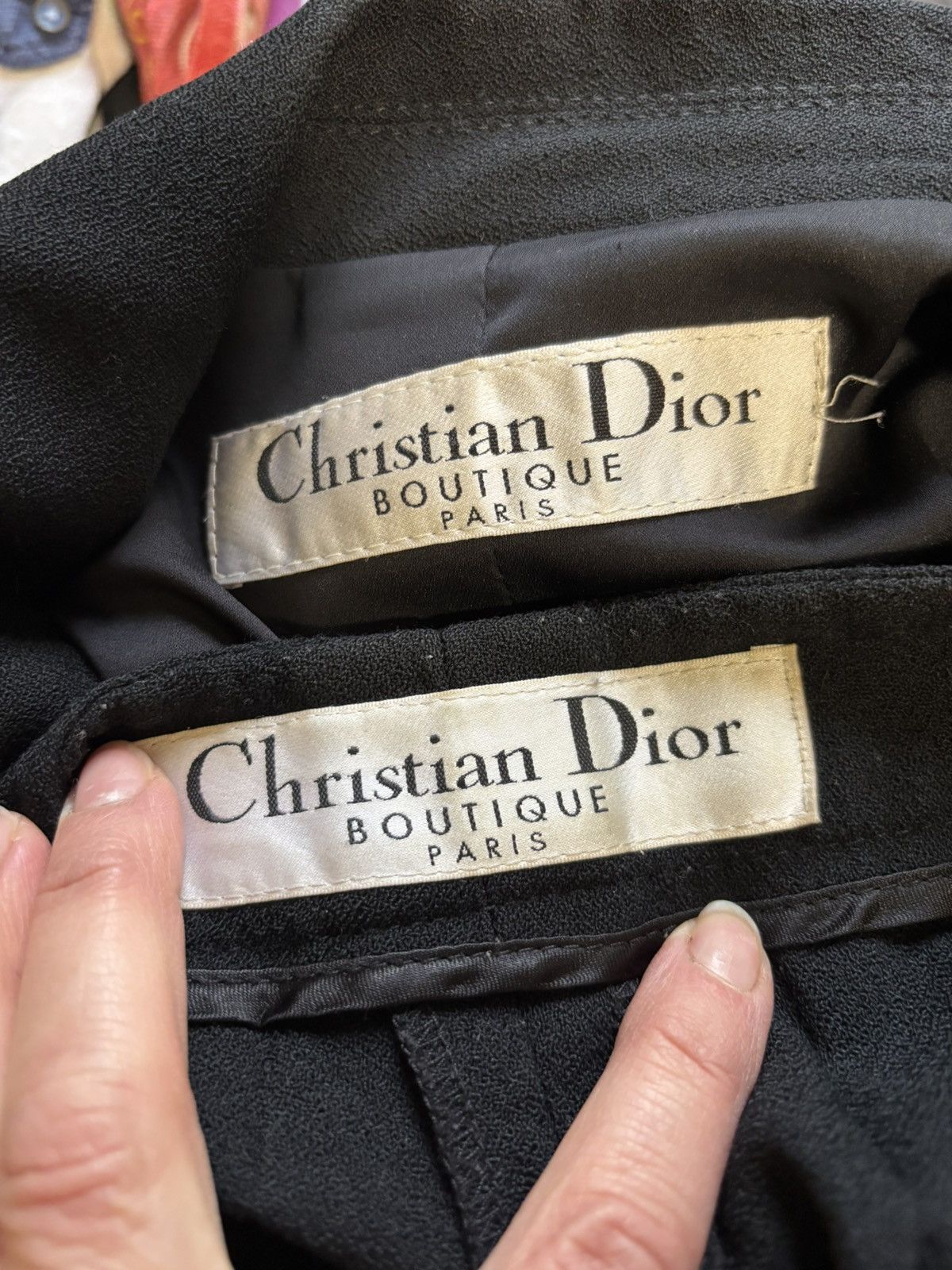 Dior CHRISTIAN DIOR Suit Bar jacket and pants Size S / US 4 / IT 40 - 10 Thumbnail