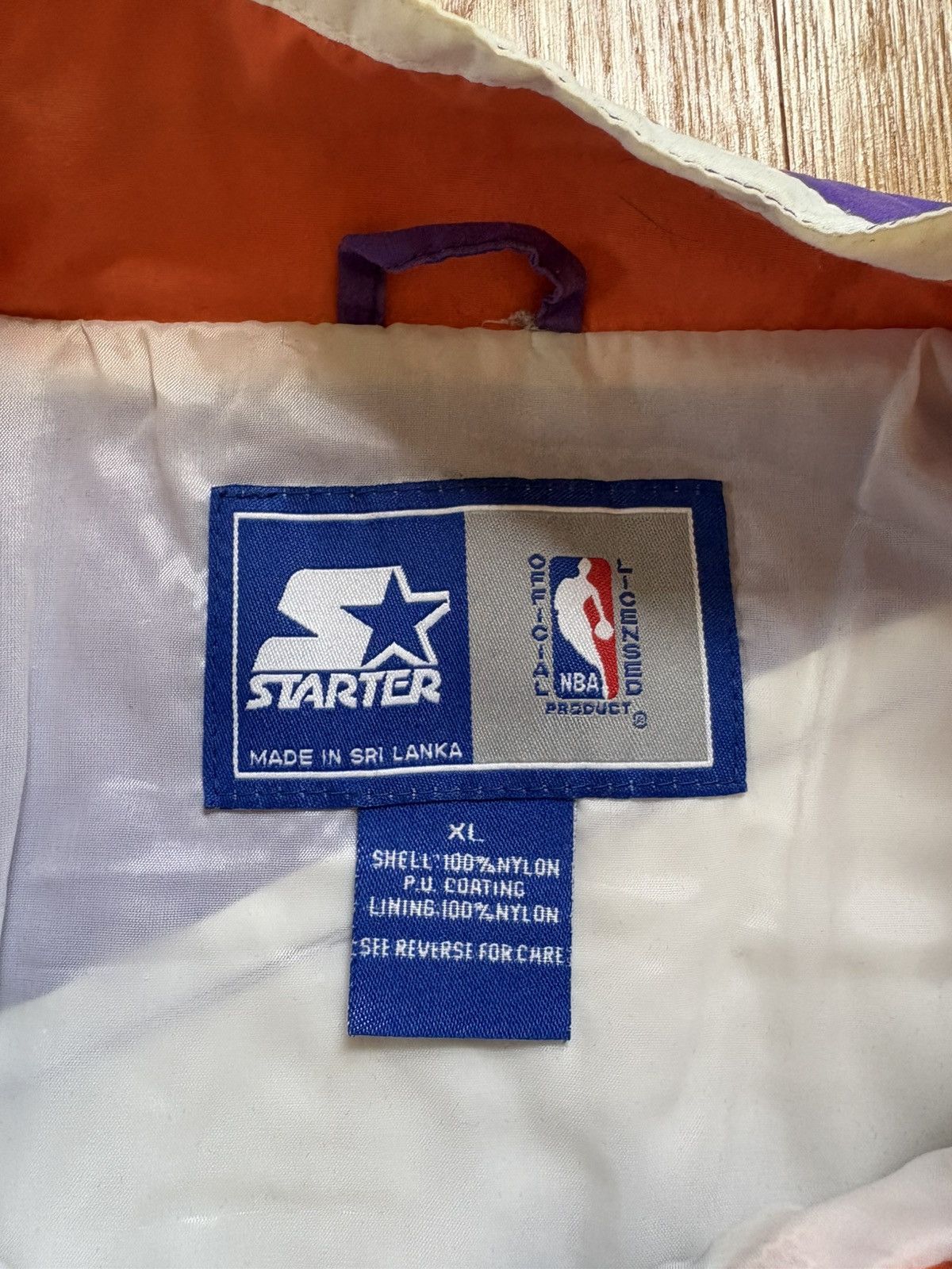 Starter Phoenix Suns NBA Starter Vintage 90s Nylon Windbreaker XL Size US XL / EU 56 / 4 - 4 Thumbnail