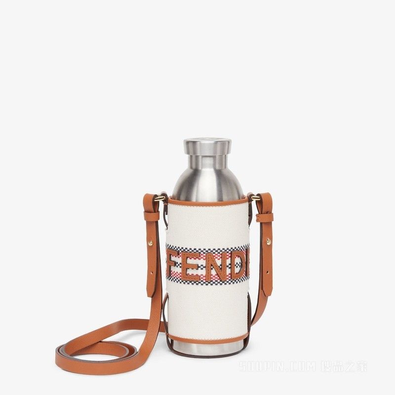 Fendi o1loc1c0824 Size: OS / Flask Holder in Beige Size ONE SIZE - 1 Thumbnail