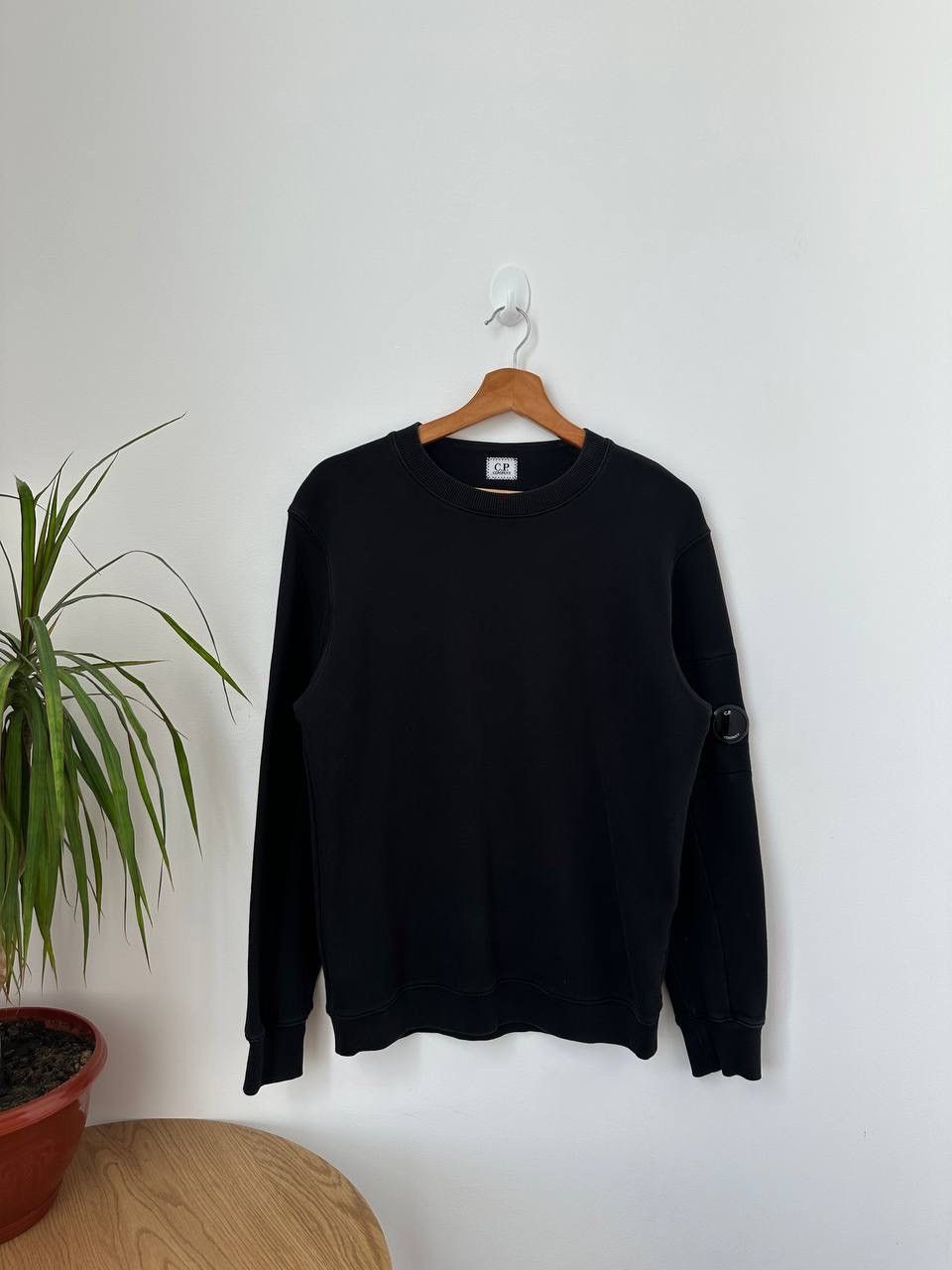Vintage CP.Company Black Diagonal Raised Sweatshirt