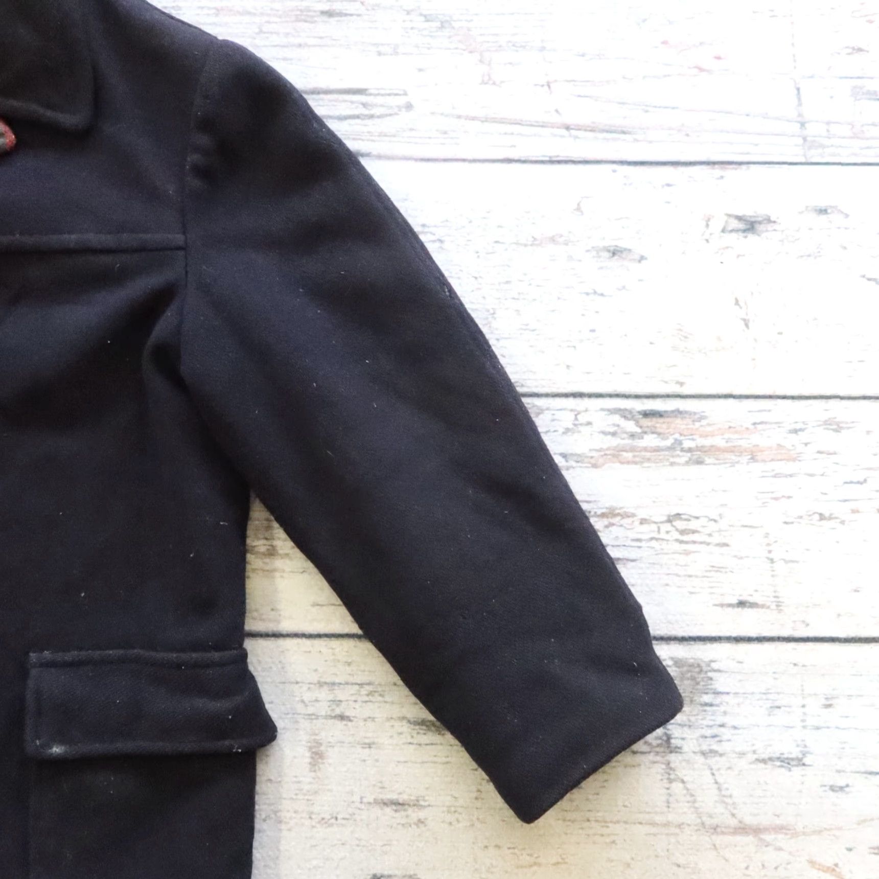 Vintage VINTAGE Penny's Coat Outerwear Duffle Coat Mens Size 18 Blue Wool Trench Coat Size US XXL / EU 58 / 5 - 5 Thumbnail