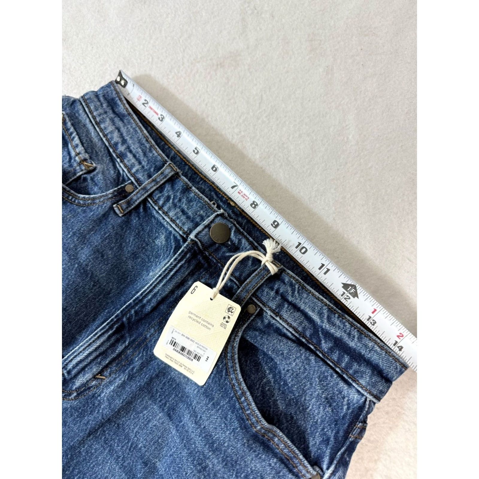 Denime a.n.a Blue Denim Maxi Pencil Skirt Y2K Womens Sz 6 Skirt Slit Pockets Casual Workwear Vintage No Size 28" / US 6 / IT 42 - 2 Thumbnail