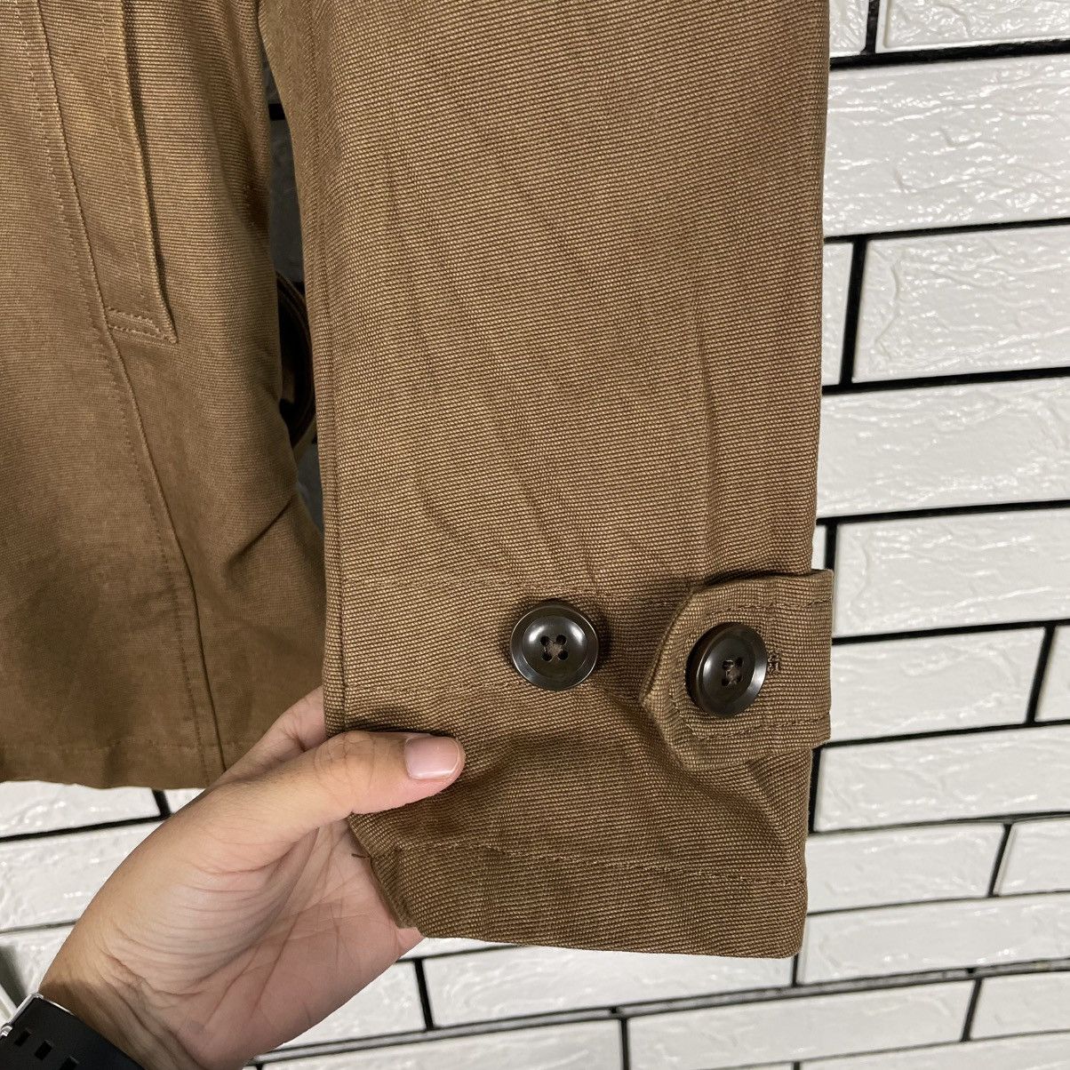 Boycott Boycott Double Breasted Brown Jacket Size US M / EU 48-50 / 2 - 13 Thumbnail