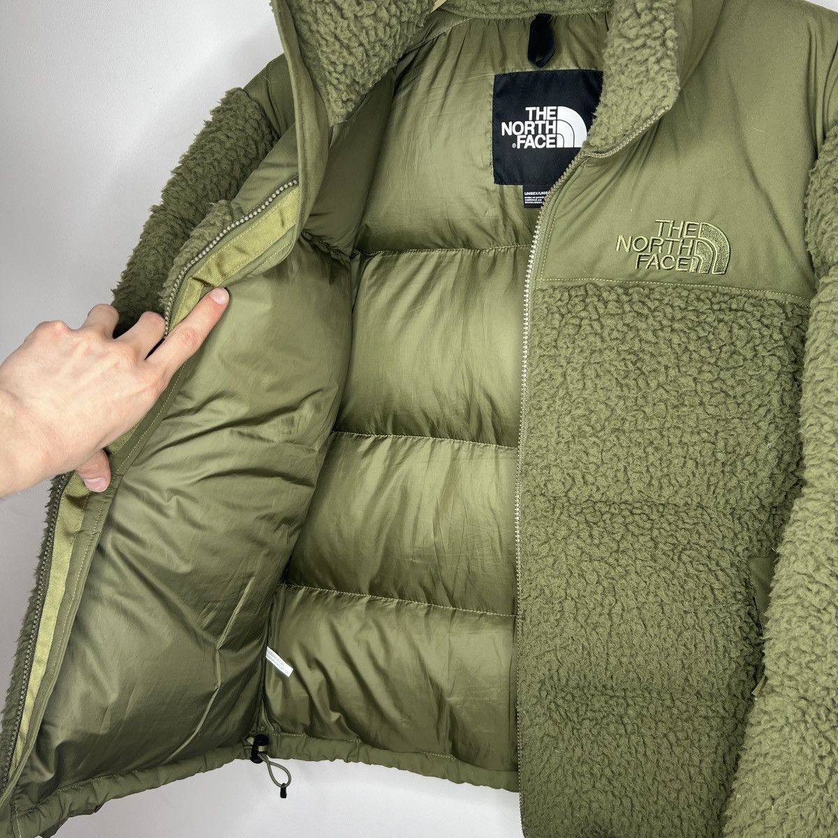 The North Face The North Face Nuptse 700 Puffer Sherpa Jacket Khaki Green Size US M / EU 48-50 / 2 - 8 Thumbnail
