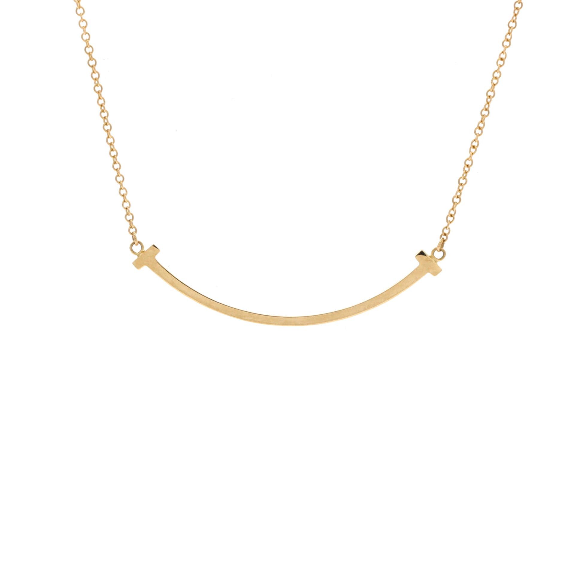 Tiffany & Co. T Smile Pendant Necklace Size ONE SIZE - 1 Thumbnail