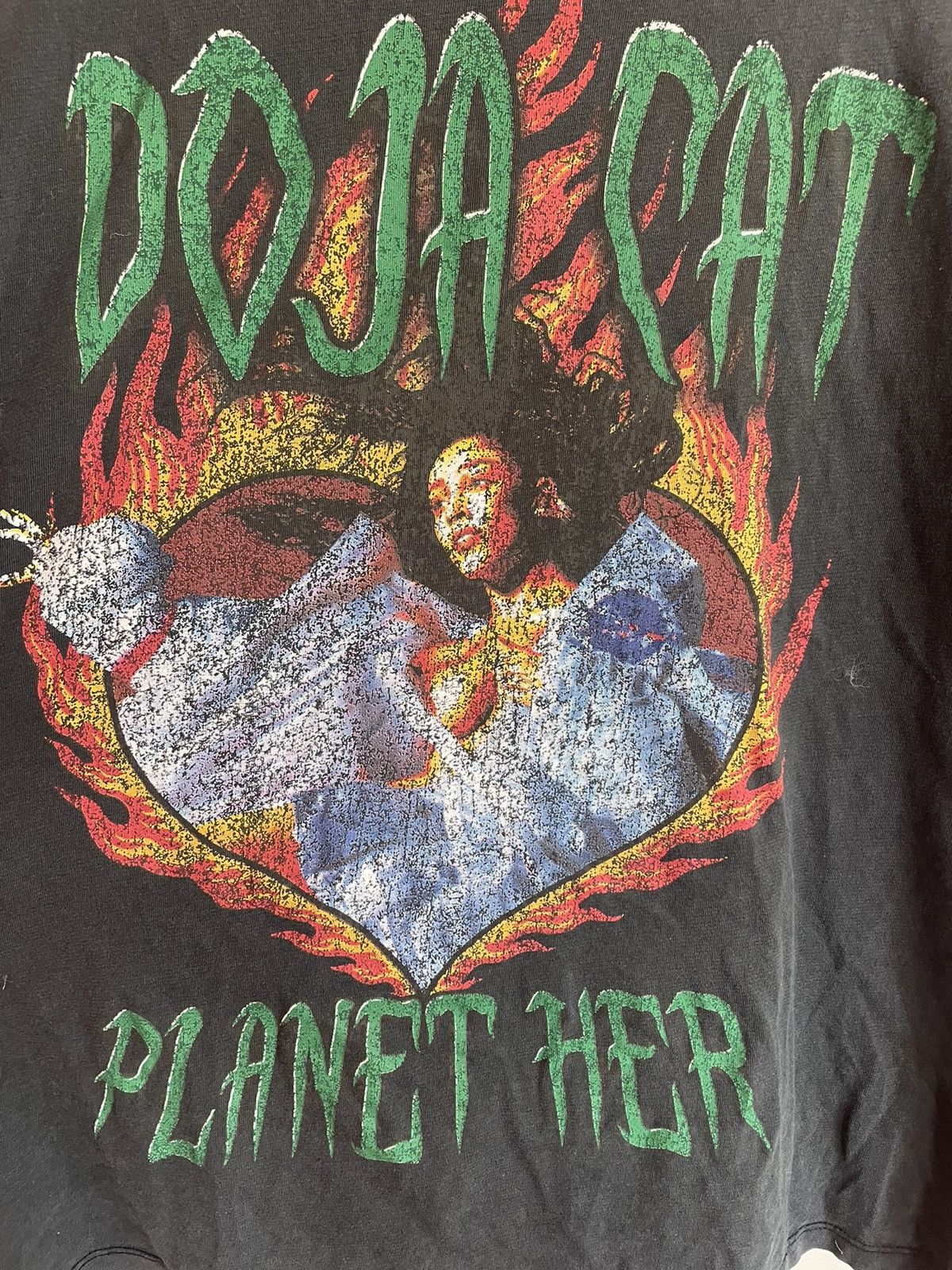 Band Tees Vintage Doja Cat Planet Her T Shirt Rap Tee Hip Hop Street Size US L / EU 52-54 / 3 - 3 Thumbnail
