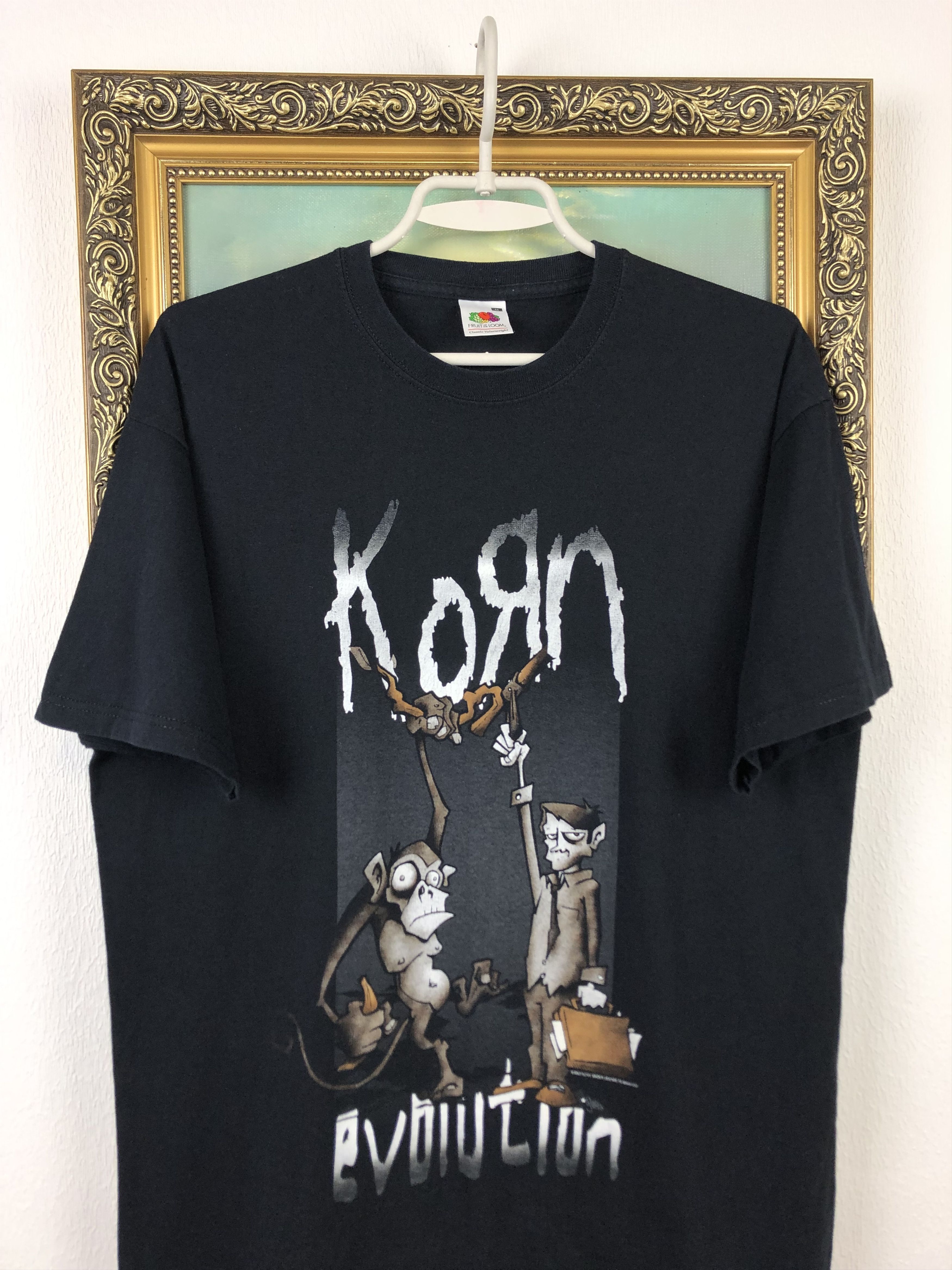 Band Tees Vintage Evolution Korn Rock Band Music Shirt Tee Rare Jersey Size US M / EU 48-50 / 2 - 2 Thumbnail