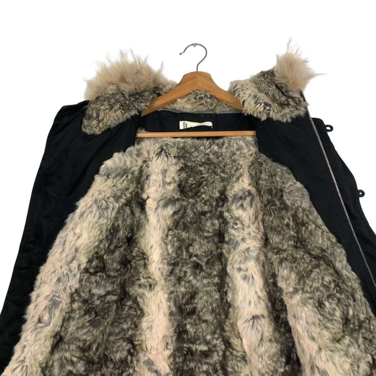 Japanese Brand 🔥BIKER JACKET BLANKET FUR HOODIE GLOBAL WORK ISSEY MIYAKE Size US L / EU 52-54 / 3 - 17 Thumbnail