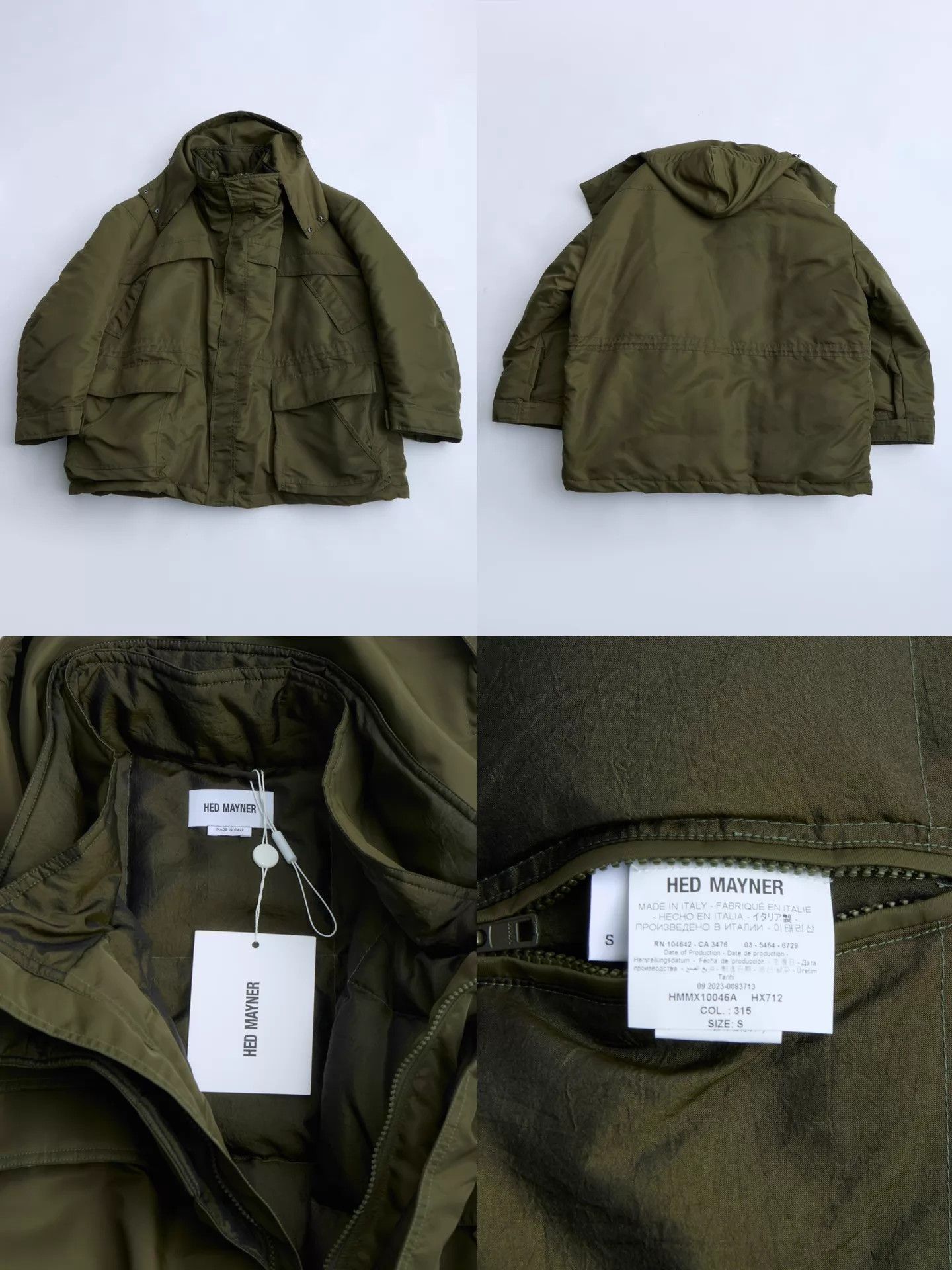 Hed Mayner HED MAYNER 23FW Oversized Down Parka Size S Size US S / EU 44-46 / 1 - 9 Thumbnail