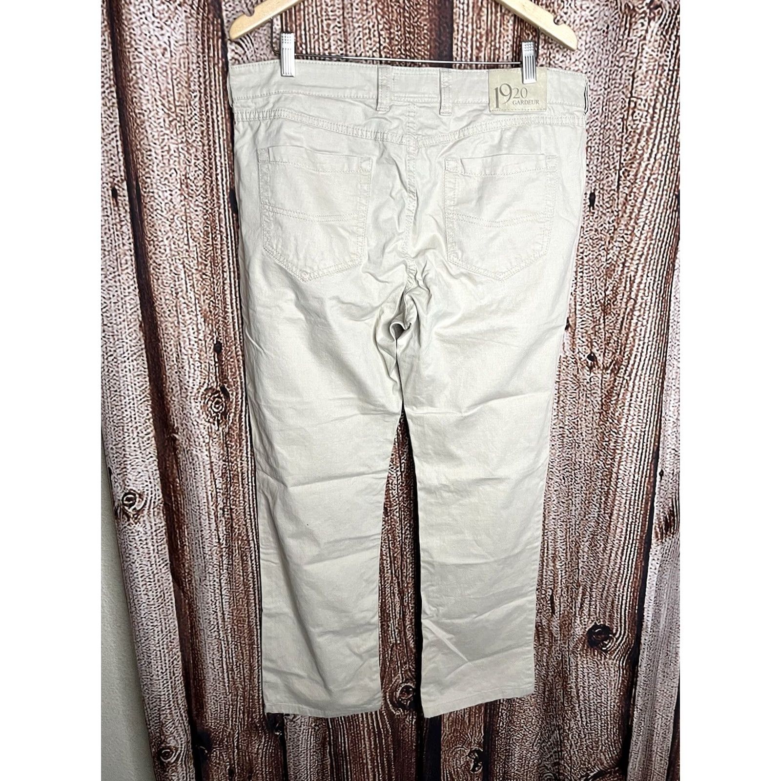 Vintage GARDEUR Men’s Chino Khaki Straight Pants Beige 38 x 32 Regular Size 38 Inseam 32 Mens Size US 38 / EU 54 - 2 Thumbnail