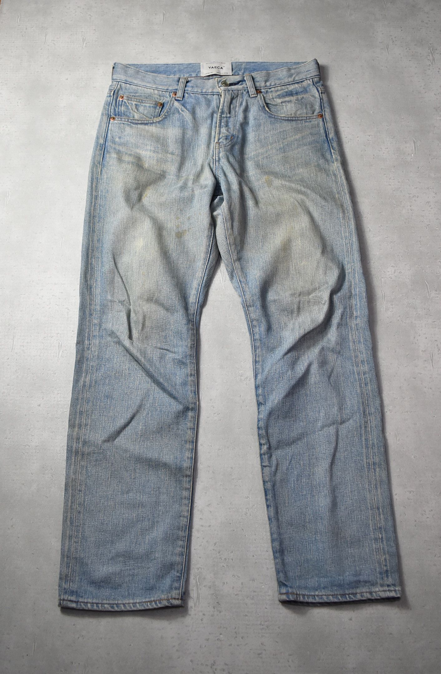 YAECA Yaeca ice blue standard denim jeans Size US 30 / EU 46 - 1 Thumbnail