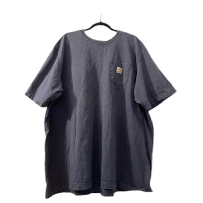 Carhartt Carhartt Crew Neck T Shirt Front Pocket Blue Size XXXL Size US XXL / EU 58 / 5 - 1 Thumbnail