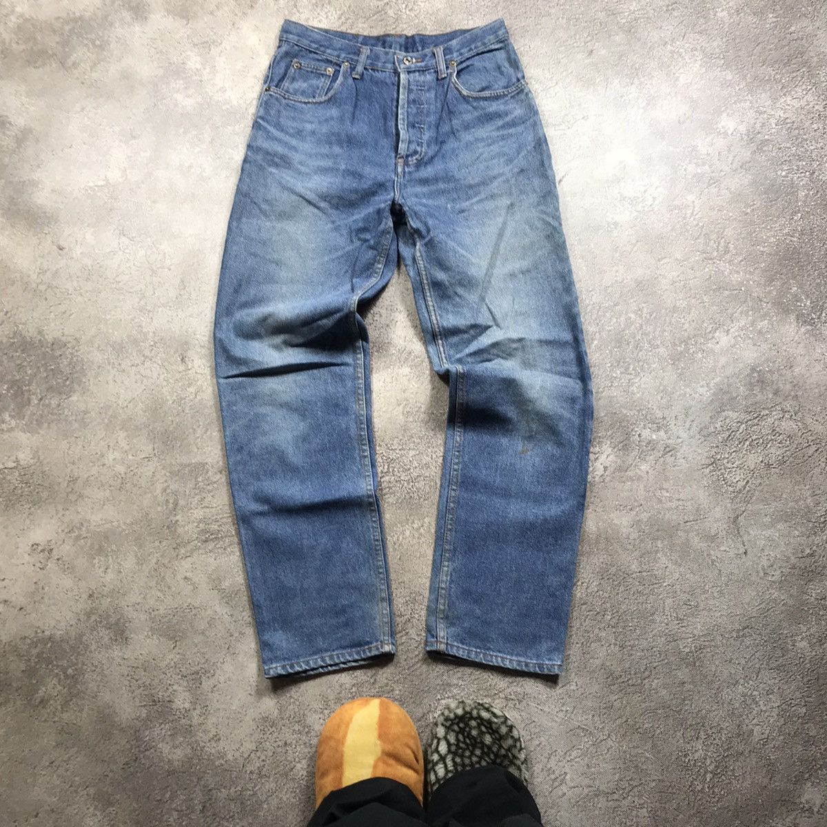 Vintage Vintage 90s Levis Baggy Distressed Jeans Grunge Thrashed 32 Size US 32 / EU 48 - 4 Thumbnail