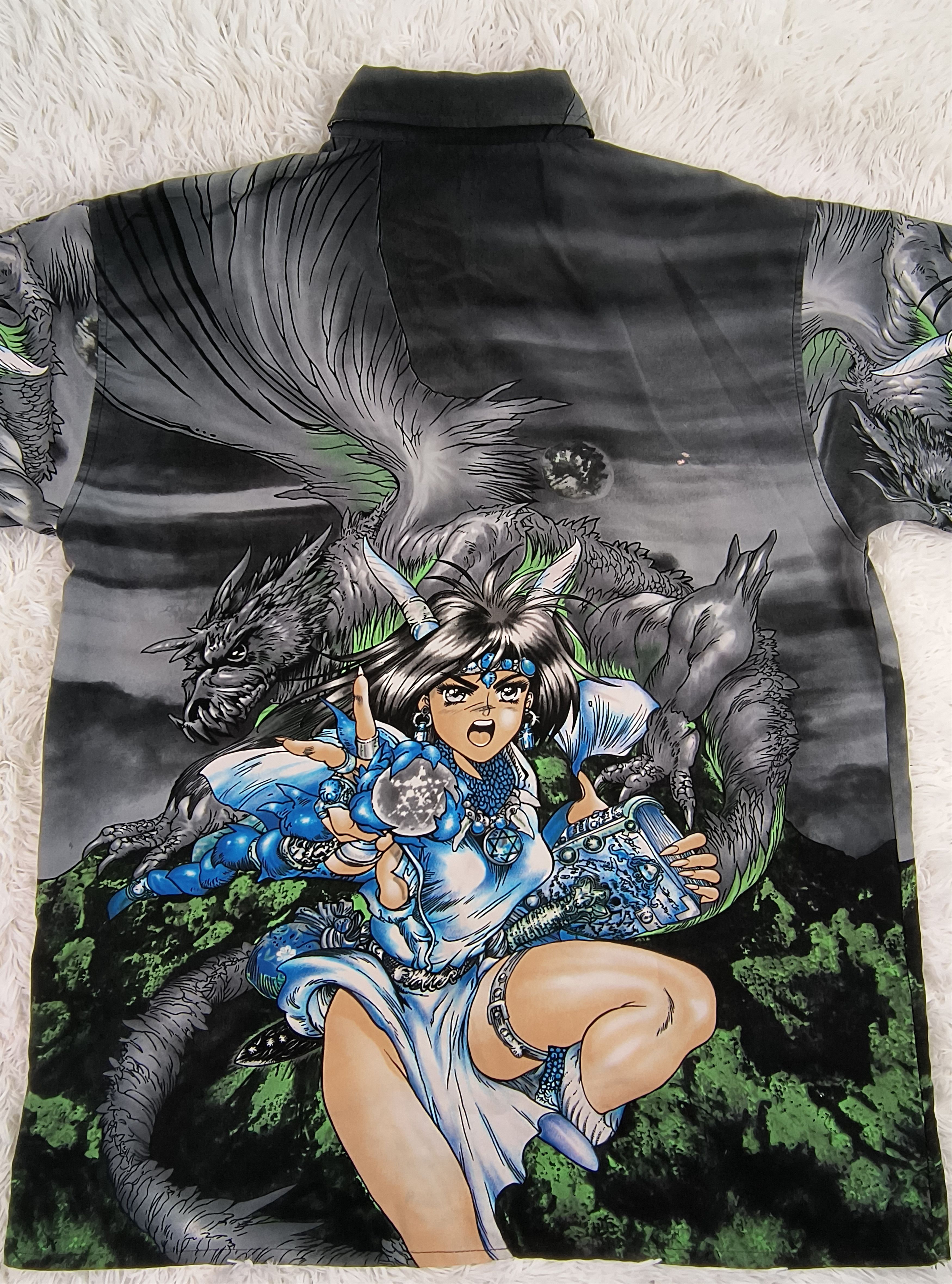Vintage Vintage Y2K Shirow Masamune anime girl button up shirt Size US S / EU 44-46 / 1 - 10 Thumbnail