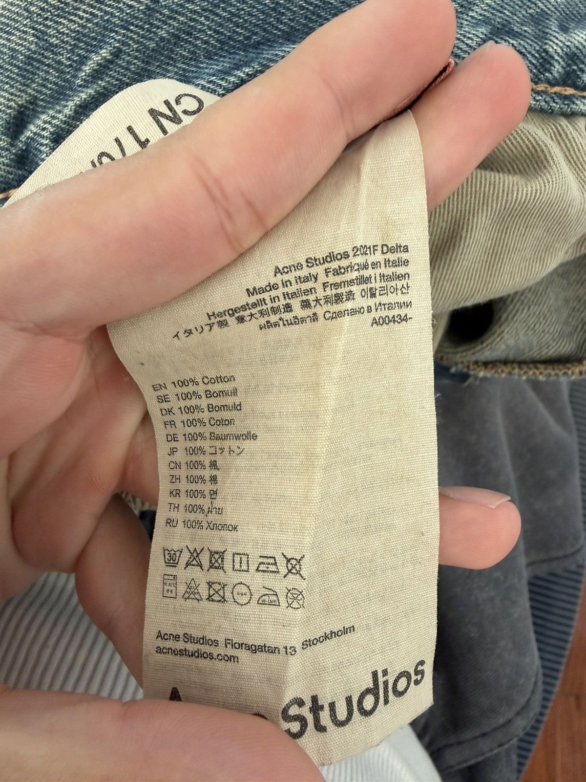 Acne Studios Acne Studios 2021F Denim Size 29" - 6 Thumbnail