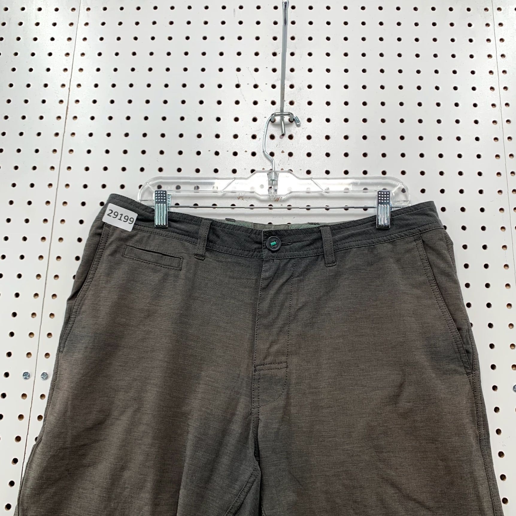 Vintage VINTAGE Linksoul Chino Pants Mens Size 34x10 Casual Distressed Flat Front Gray 90s Size US 34 / EU 50 - 2 Thumbnail