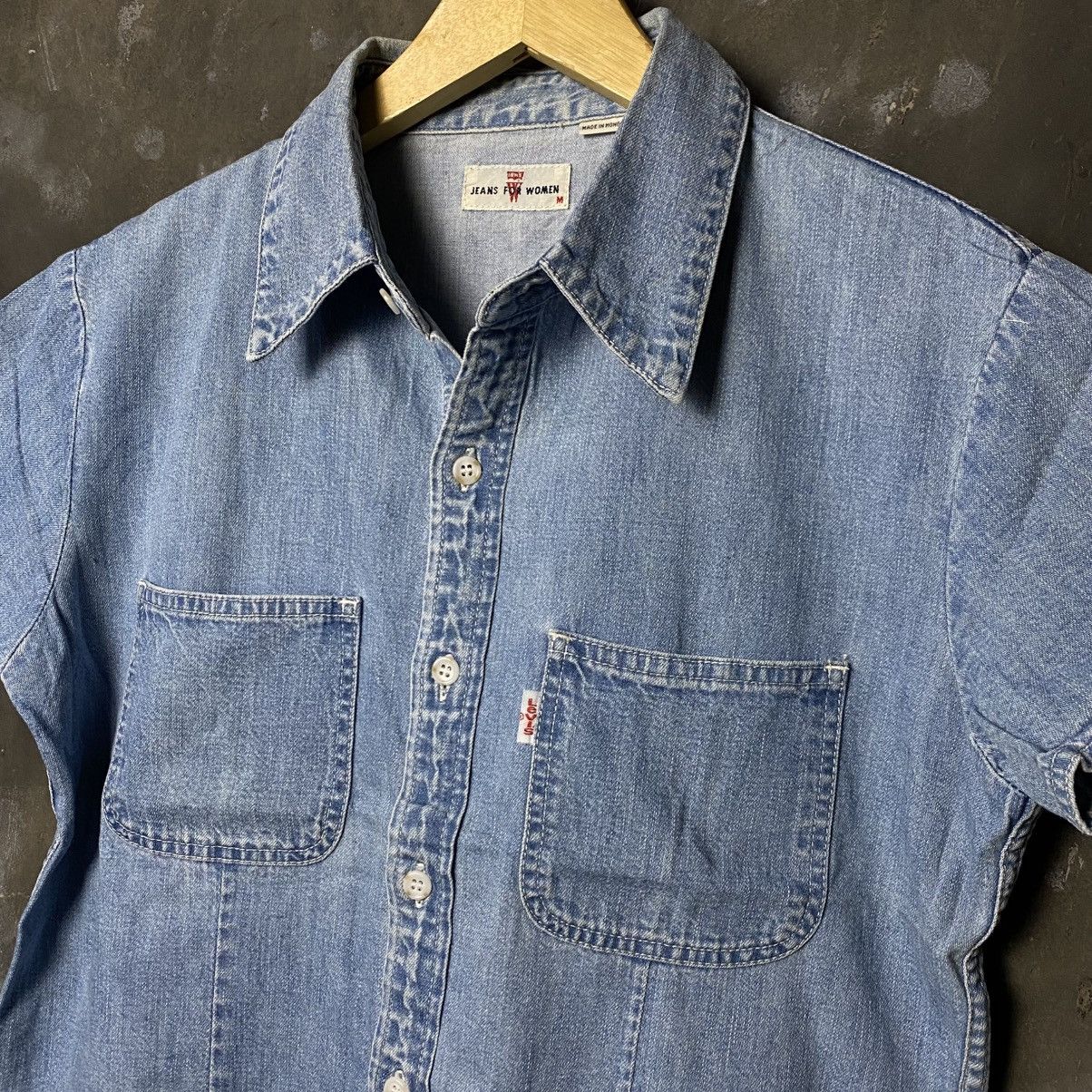 Levi's × Vintage Vintage levi’s for women unique denim shirt Size M / US 6-8 / IT 42-44 - 2 Thumbnail
