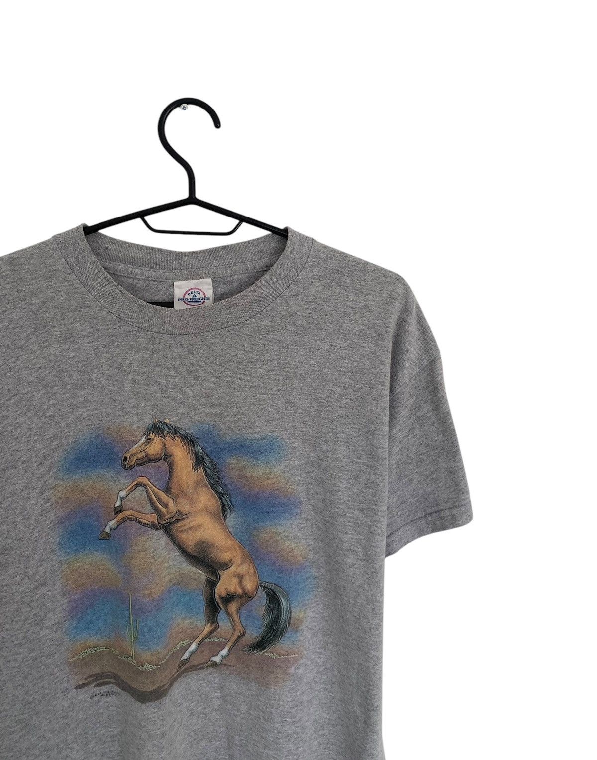 Vintage Y2K Texas mustang vintage delta heavyweight tshirt size XL Size US XL / EU 56 / 4 - 2 Thumbnail
