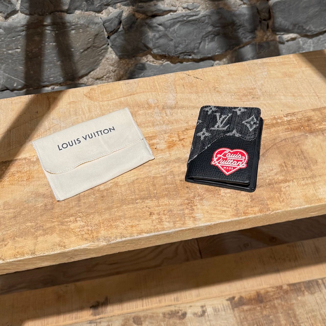 Louis Vuitton × Nigo Louis Vuitton X Nigo LV Made Denim Monogram Pocket Organizer Size ONE SIZE - 9 Thumbnail