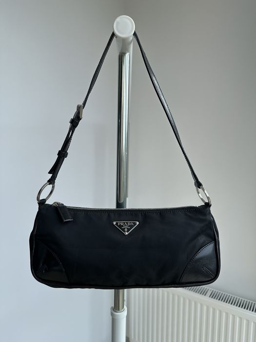 Prada nylon outlet baguette