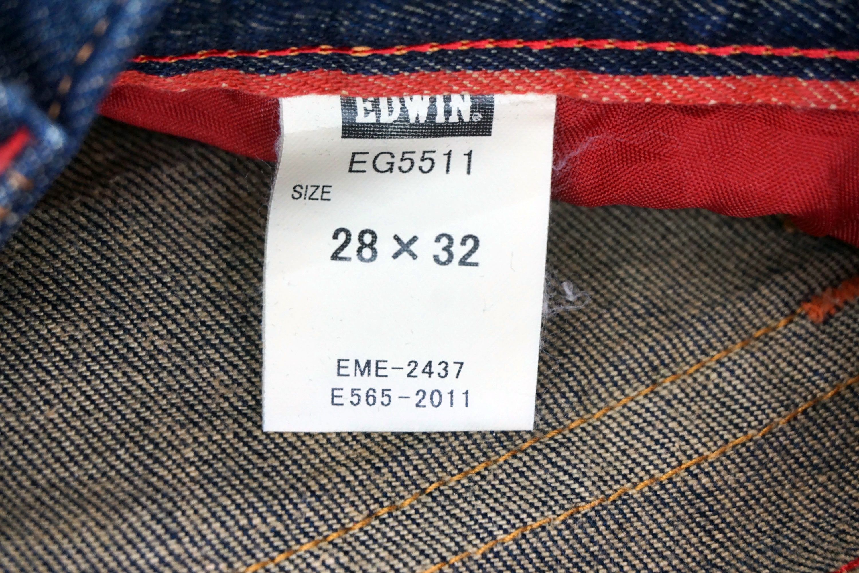 Japanese Brand Edwin Jeans Size 28 fit W30xL30 Made in Japan Blue Trip Size 28" / US 6 / IT 42 - 10 Thumbnail