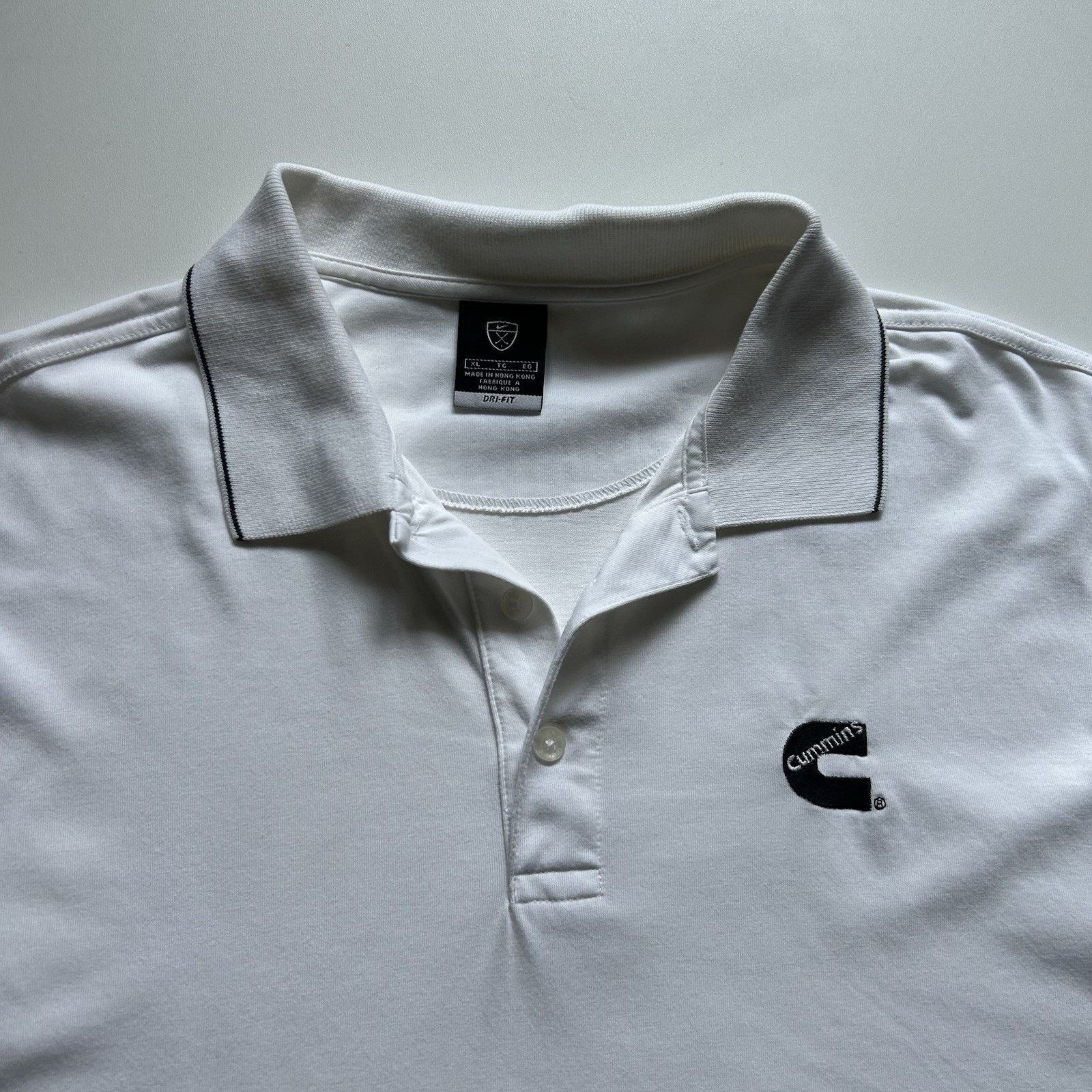 Nike × Vintage Nike Golf Vintage Polo Shirt Short Sleeve XL Y2K Cummins Size US XL / EU 56 / 4 - 2 Thumbnail