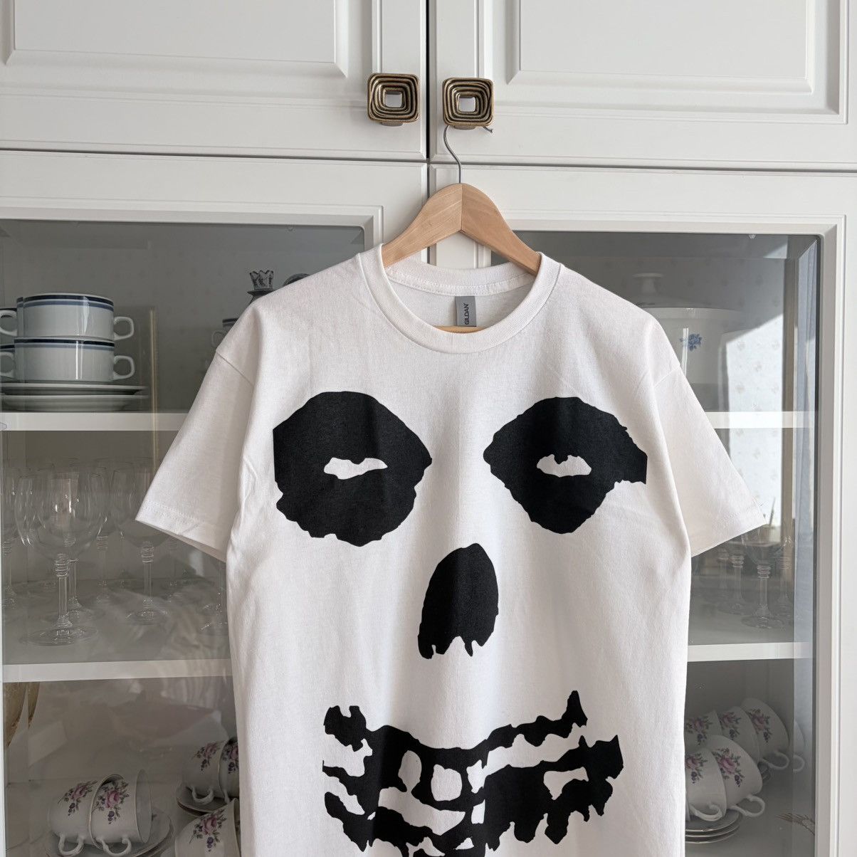 Band Tees T-shirt Misfits - Skull logo Rock band Size US L / EU 52-54 / 3 - 2 Thumbnail