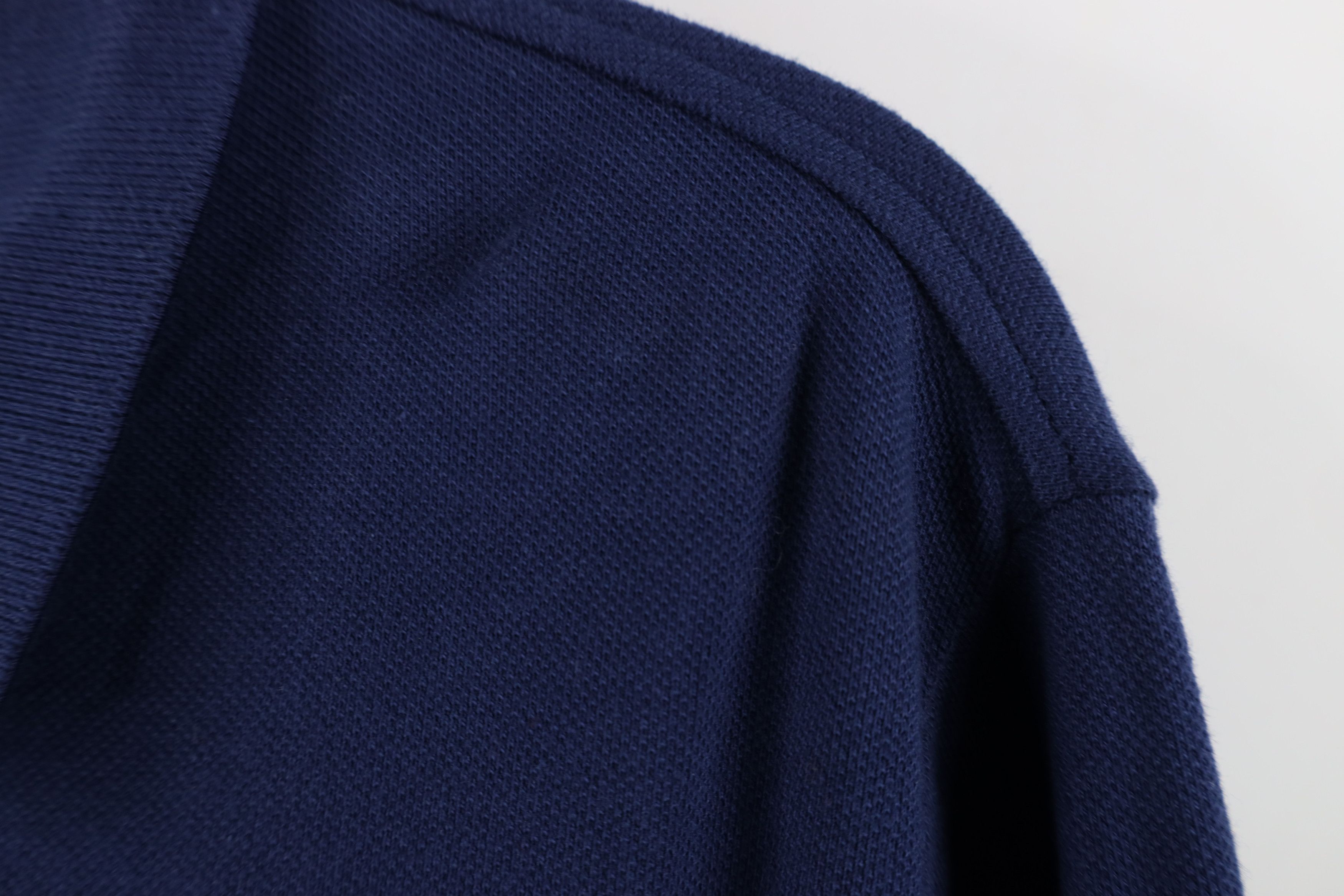 Polo Ralph Lauren Vintage Ralph Lauren Pique Long Sleeve Polo Shirt Blue Size US M / EU 48-50 / 2 - 10 Thumbnail