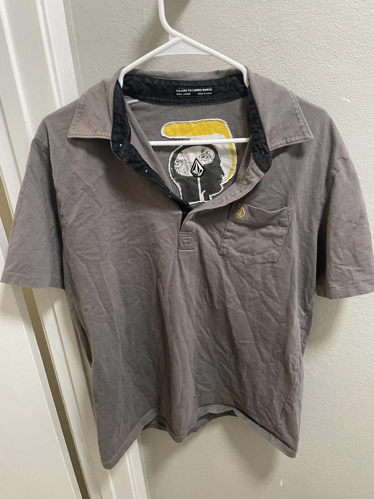 Volcom Volcom Tailored Men's Polo Shirt Short Sleeve Grey Large Size US L / EU 52-54 / 3 - 1 Thumbnail