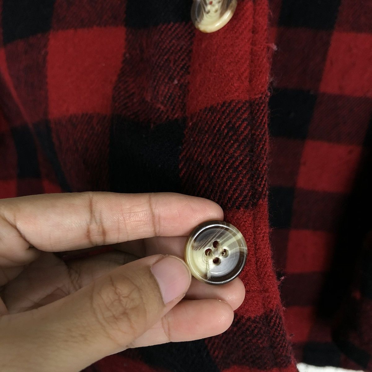 Flannel 🔥WOOL FLANNEL JACKET TARTAN CHECK DESIGN BUGLE ISSEY MIYAKE Size US L / EU 52-54 / 3 - 16 Thumbnail