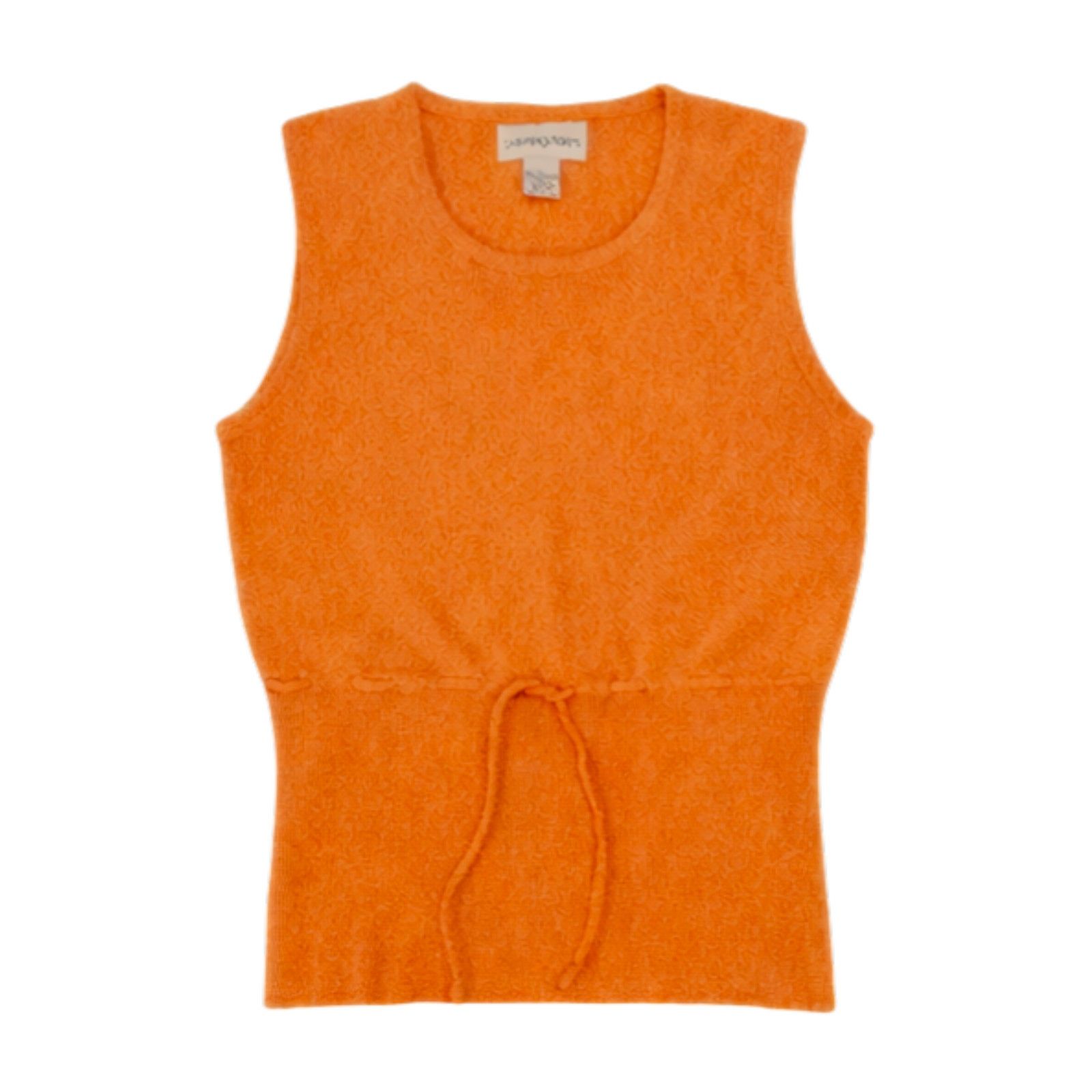 Bloomingdale's Bloomingdale's Orange Cashmere Top | Size L Size L / US 10 / IT 46 - 1 Thumbnail