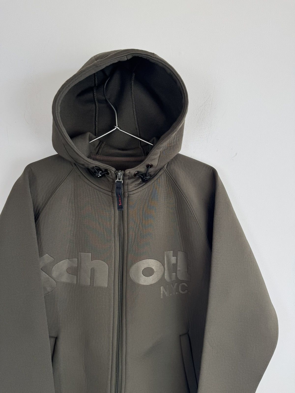 Schott Vintage Scott Neoprene Heavy Hoodie Size M / US 6-8 / IT 42-44 - 2 Thumbnail