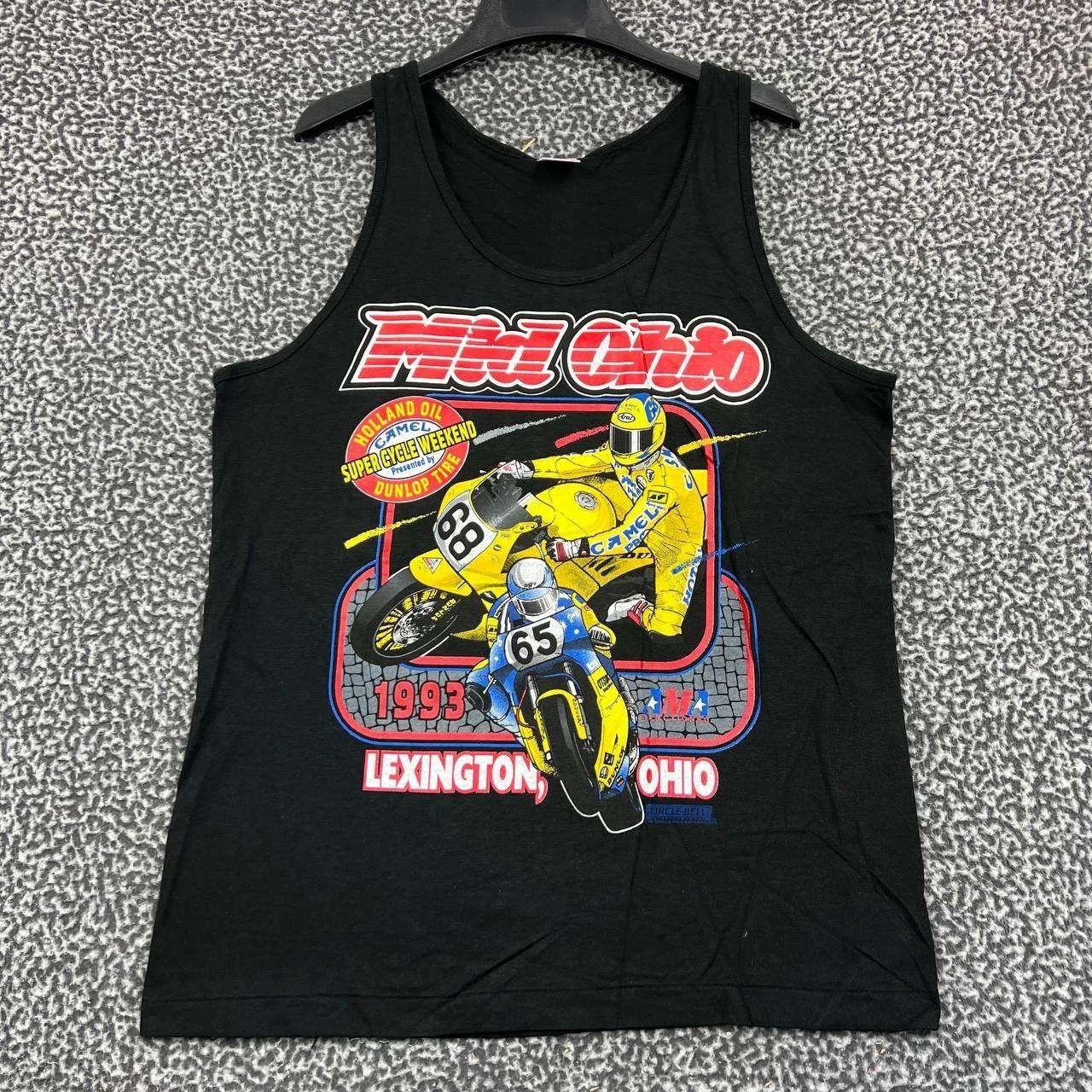 Fruit Of The Loom Vintage Mid Ohio Camel Shirt L Sleeveless Deadstock New Size US L / EU 52-54 / 3 - 1 Thumbnail