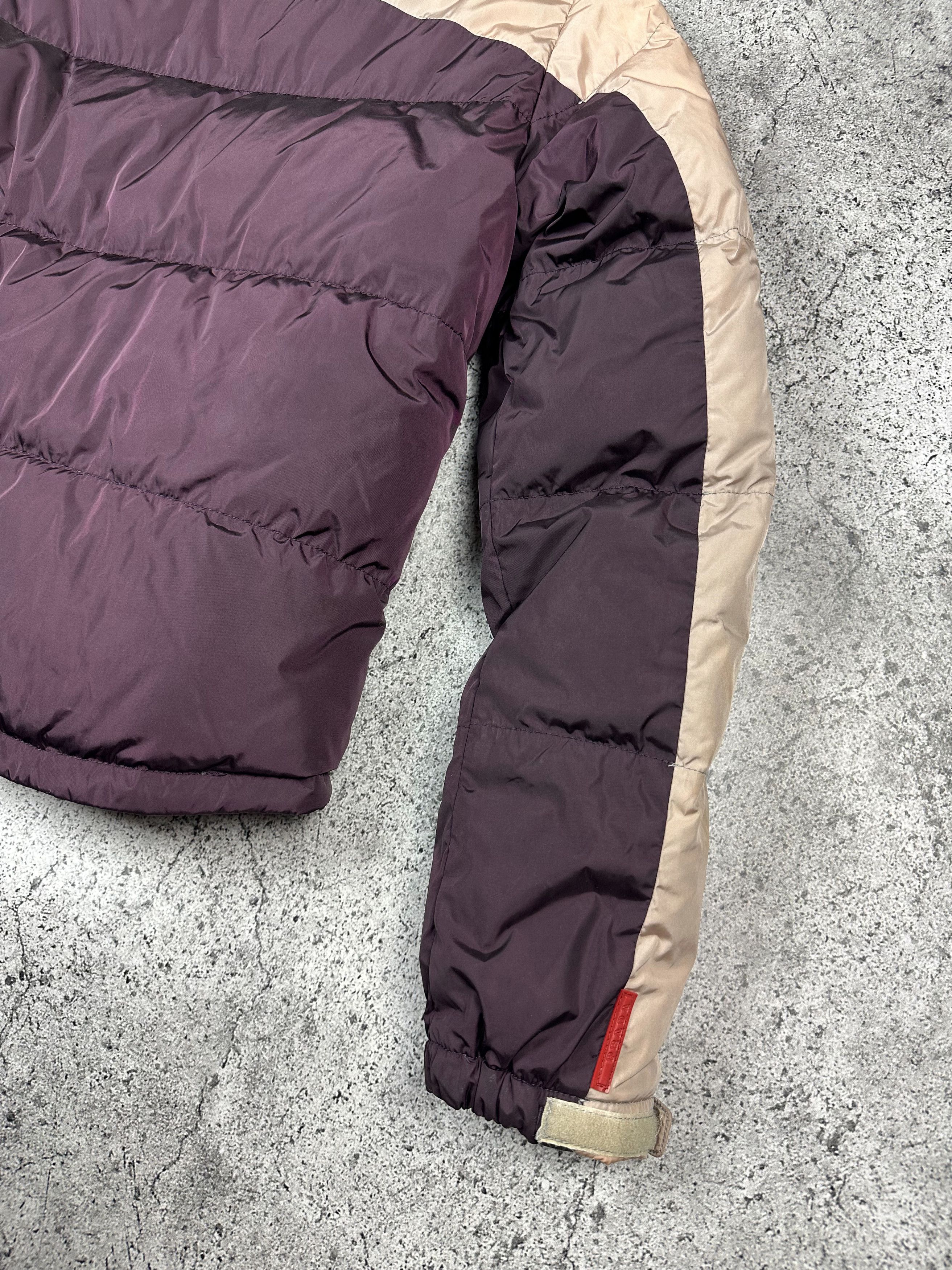 Prada 🔥 Prada Red Tab Vintage Nylon Puffer Down Jacket 🔥 Size S / US 4 / IT 40 - 21 Thumbnail