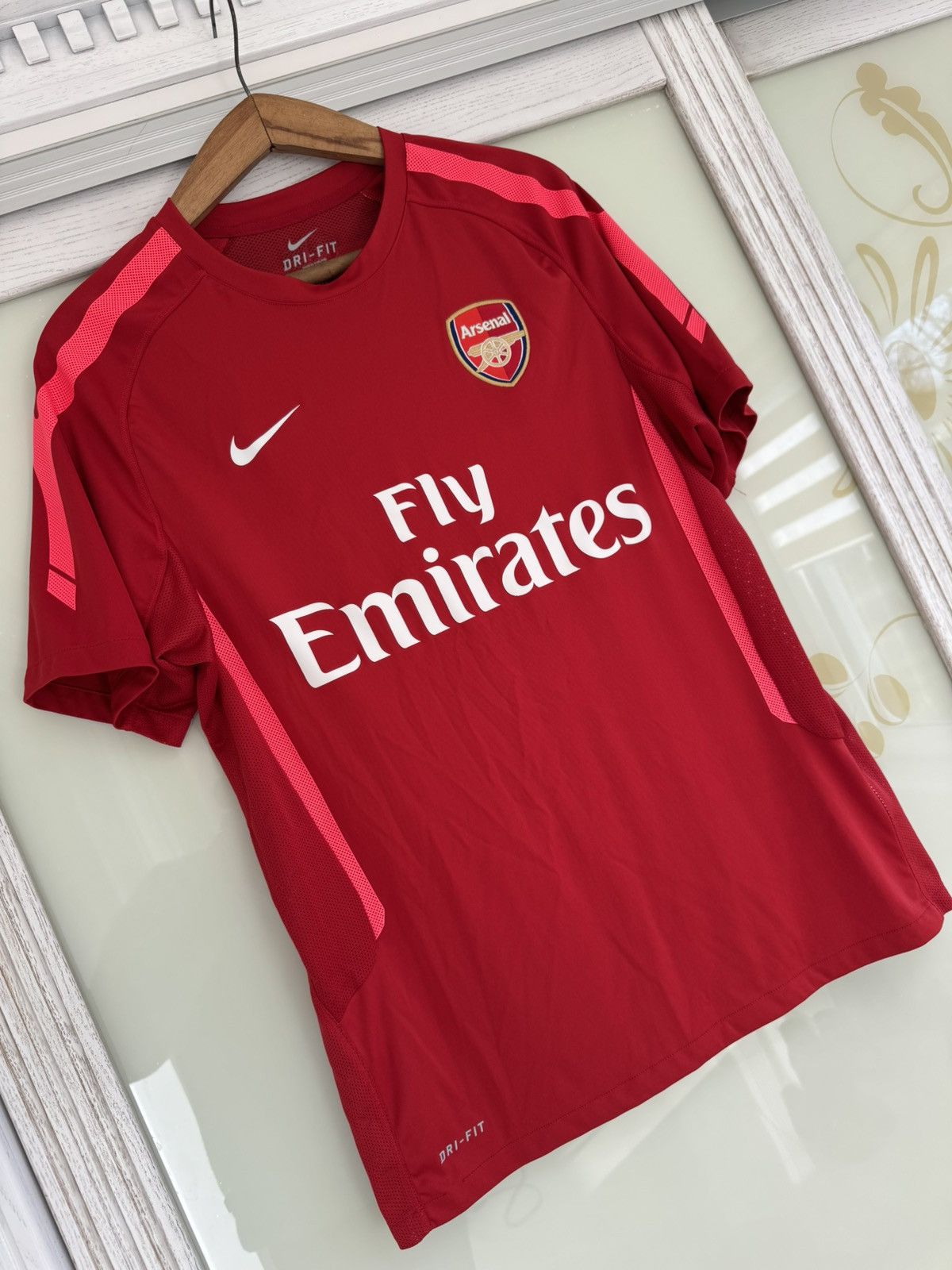 Nike Arsenal 2010-2011 Soccer Jersey Football Kit Shirt Size US M / EU 48-50 / 2 - 4 Thumbnail