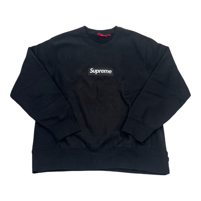 Supreme Supreme Box Logo Crewneck Sweatshirt (FW18) Black Pre