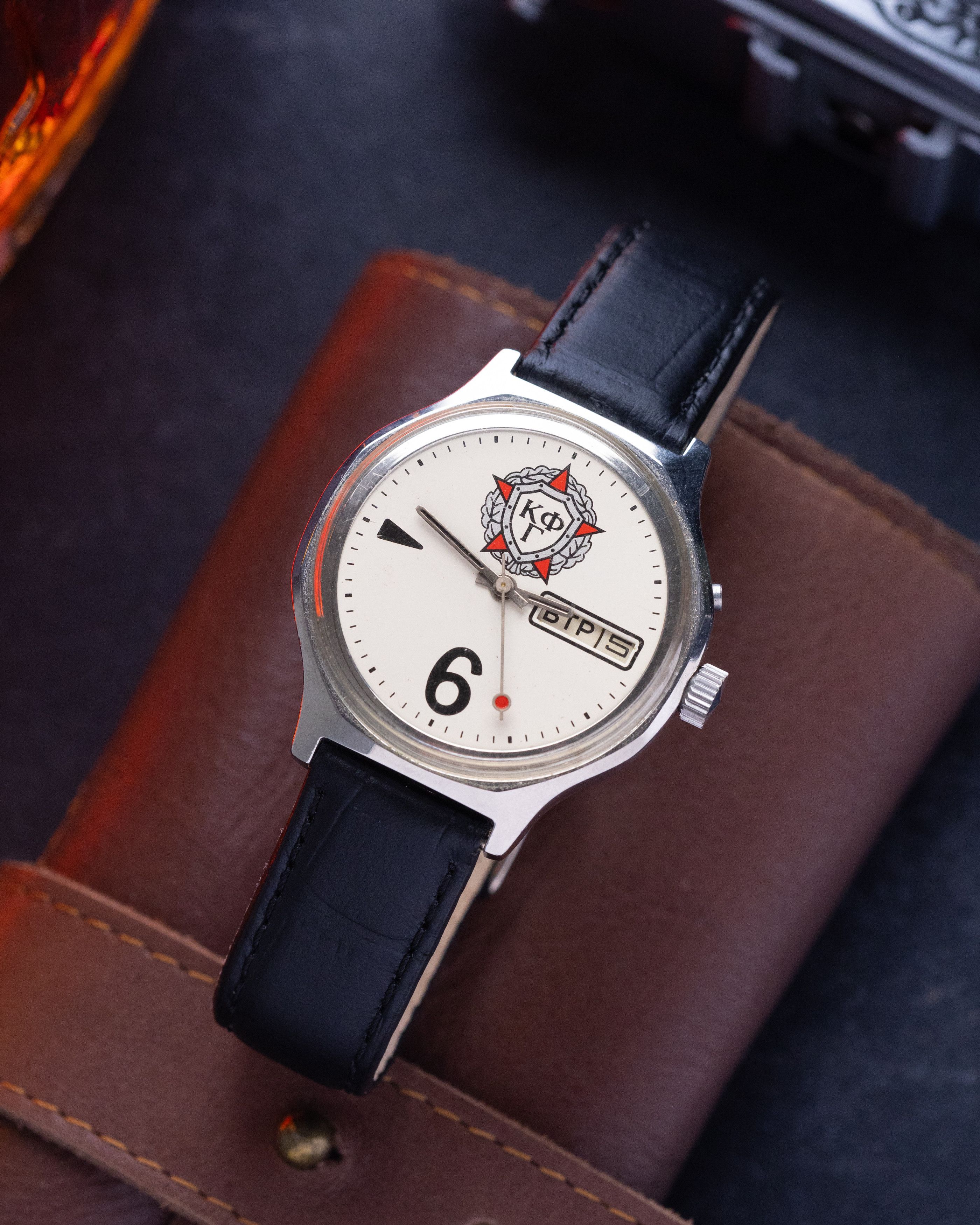 Other Slava Big Zero KGF Vintage Soviet Watch Size 38 - 5 Thumbnail