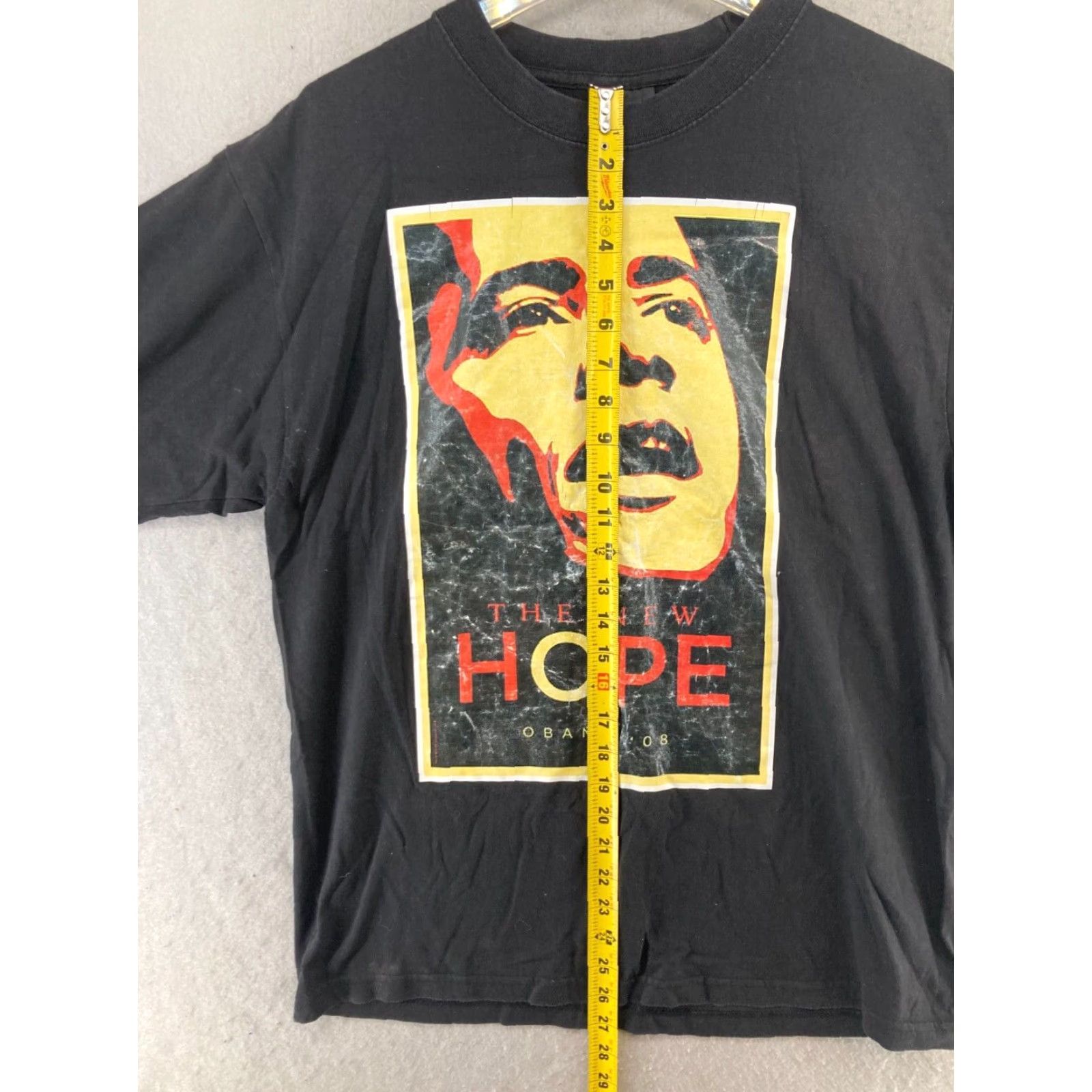 Vintage Obama 08 Mens TShirt Large Black The New Hope Presidential T-Shirt Shirt Size US L / EU 52-54 / 3 - 3 Thumbnail