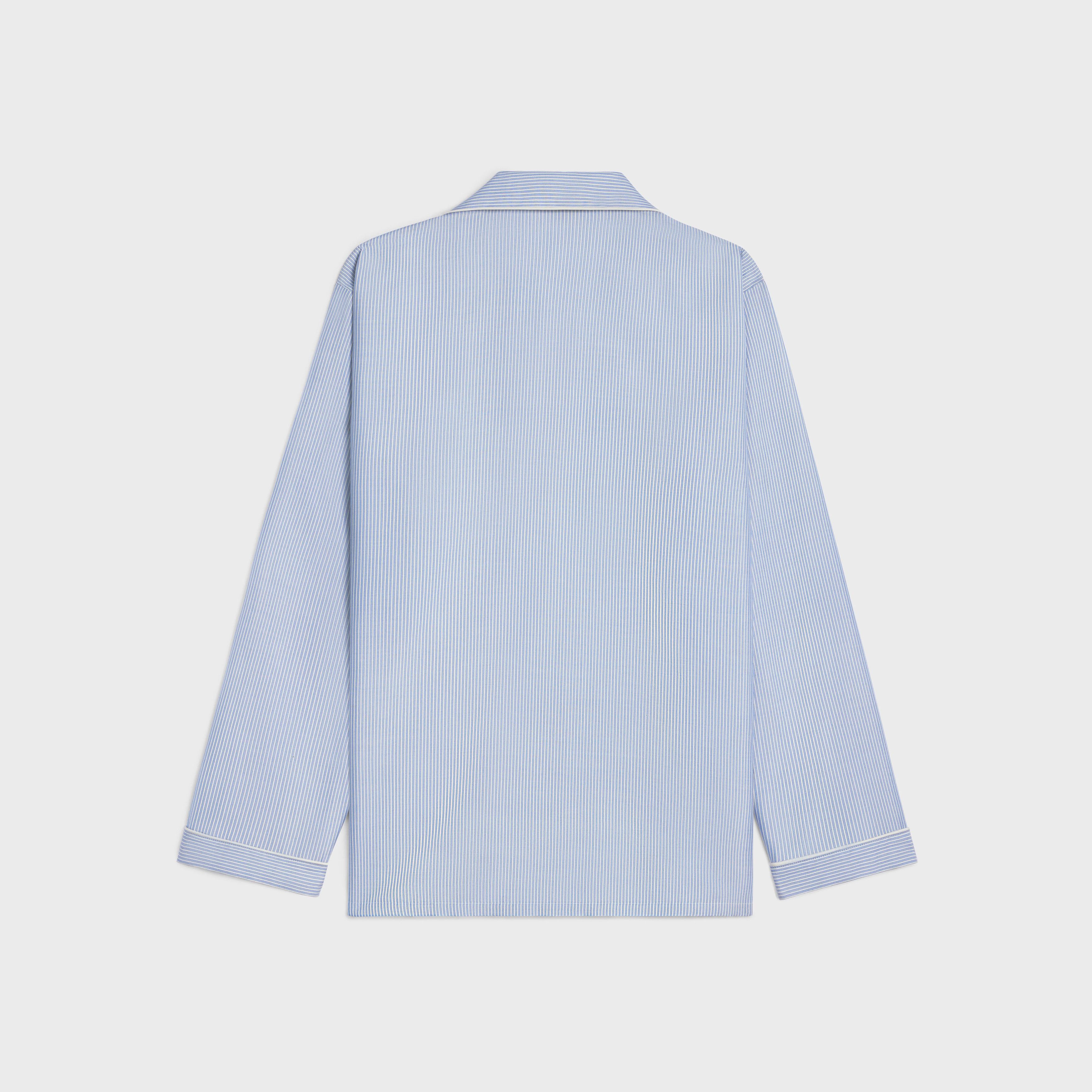 Celine o1w1db10925 2C17B071X Pajama Shirt in Light Blue Size M / US 6-8 / IT 42-44 - 2 Thumbnail