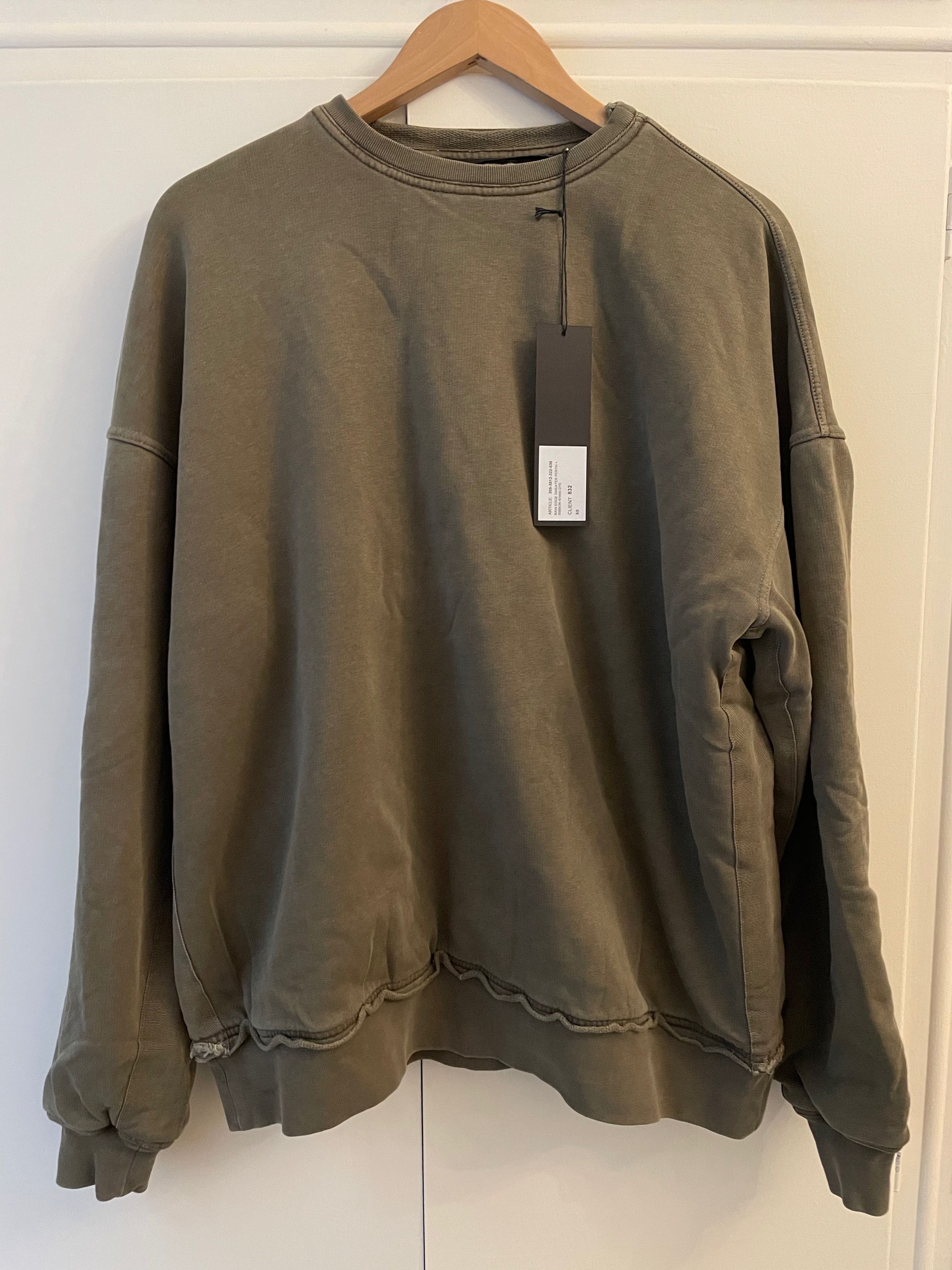 Haider Ackermann Olive Perth Sweatshirt Size US XS / EU 42 / 0 - 1 Thumbnail