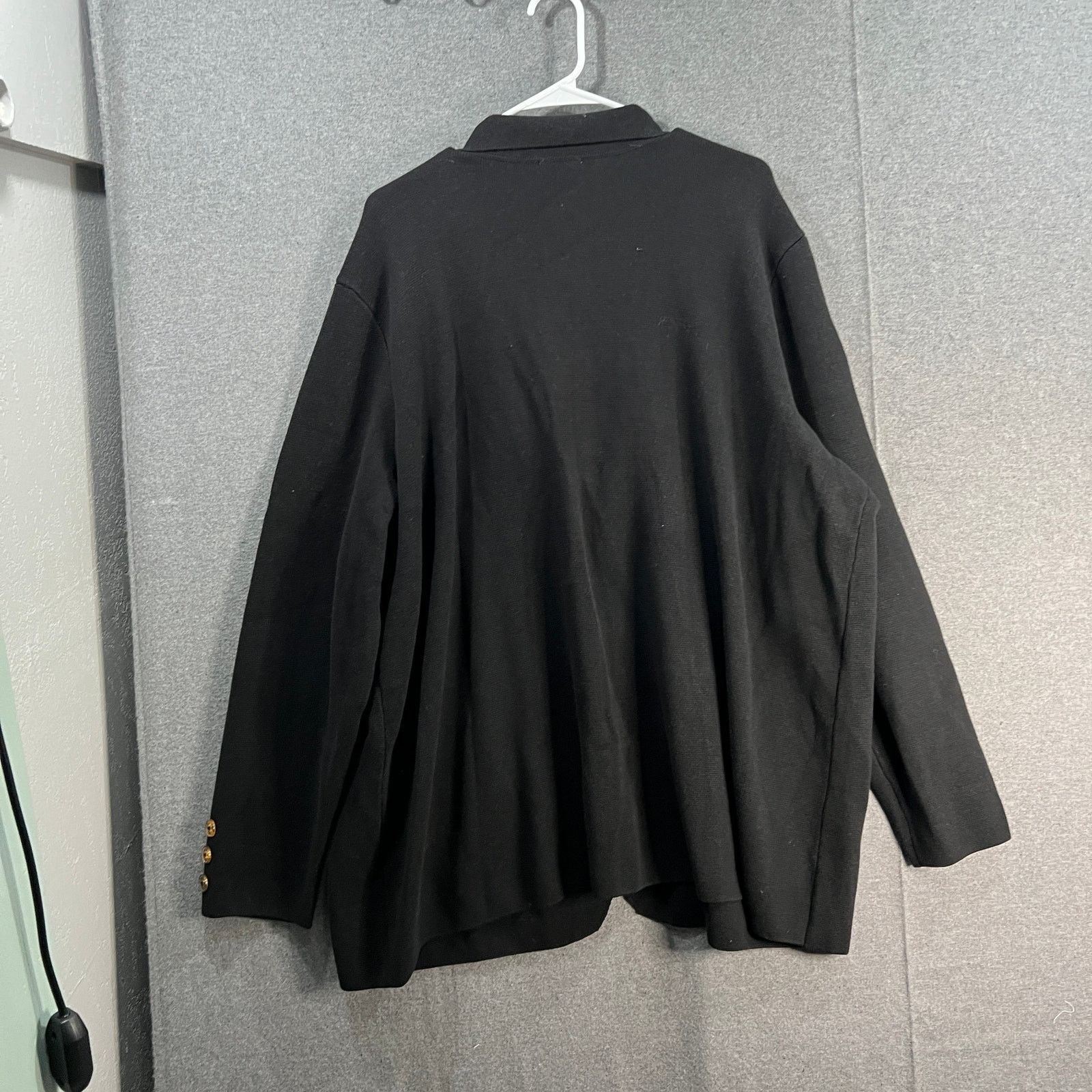 Other Joan Rivers Milano Knit Sweater Blazer Black, Size 3X Size 3XL / US 20-22 - 2 Thumbnail