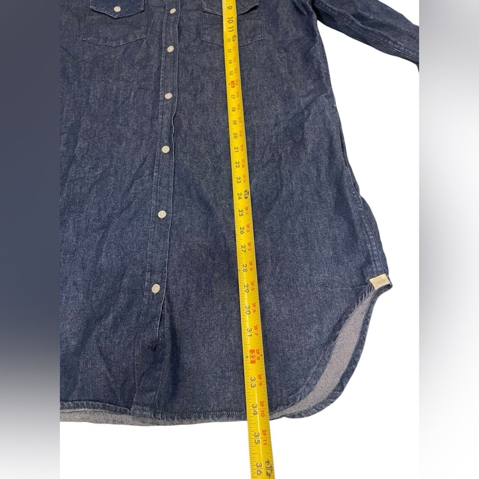 Acne Studios ACNE woman Denim shirt dress Sz:38 Size XS / US 0-2 / IT 36-38 - 10 Thumbnail