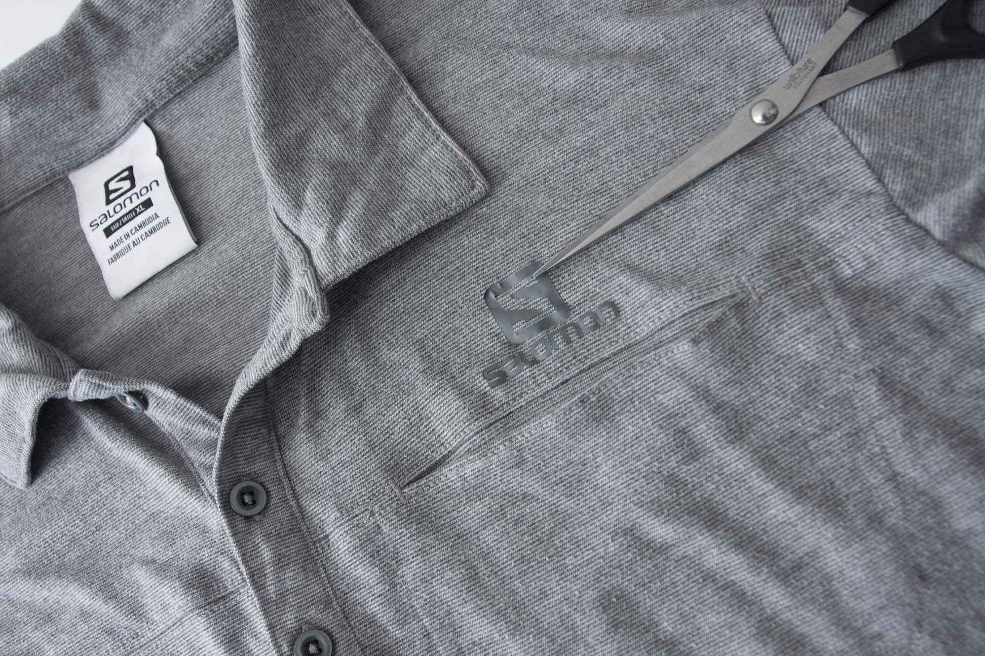 Salomon Salomon Polo Size XL Pale Gray Size US XL / EU 56 / 4 - 3 Thumbnail