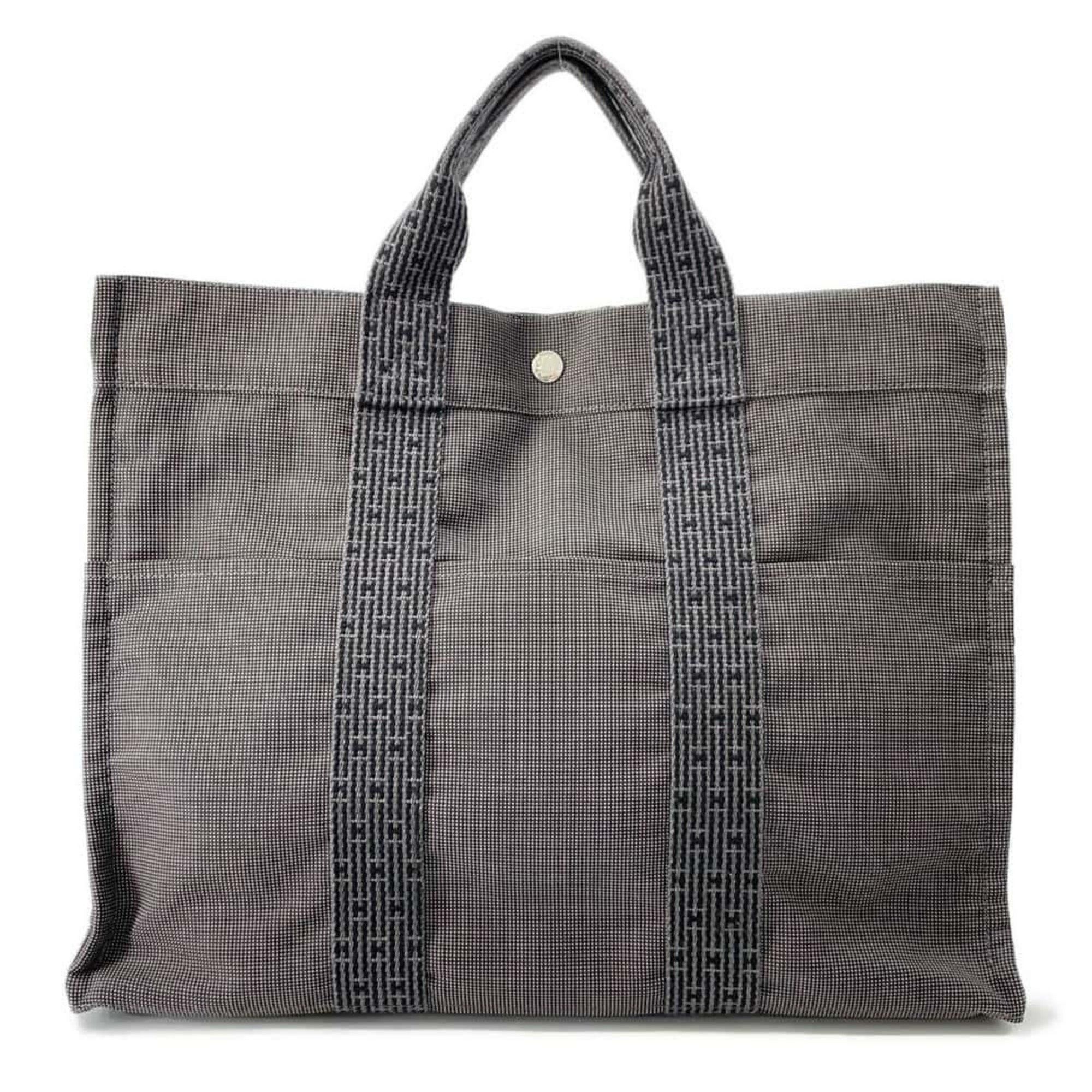 Hermes Handbag Air Line Tote Mm Canvas Hermes Bag Tote in Grey, Women's