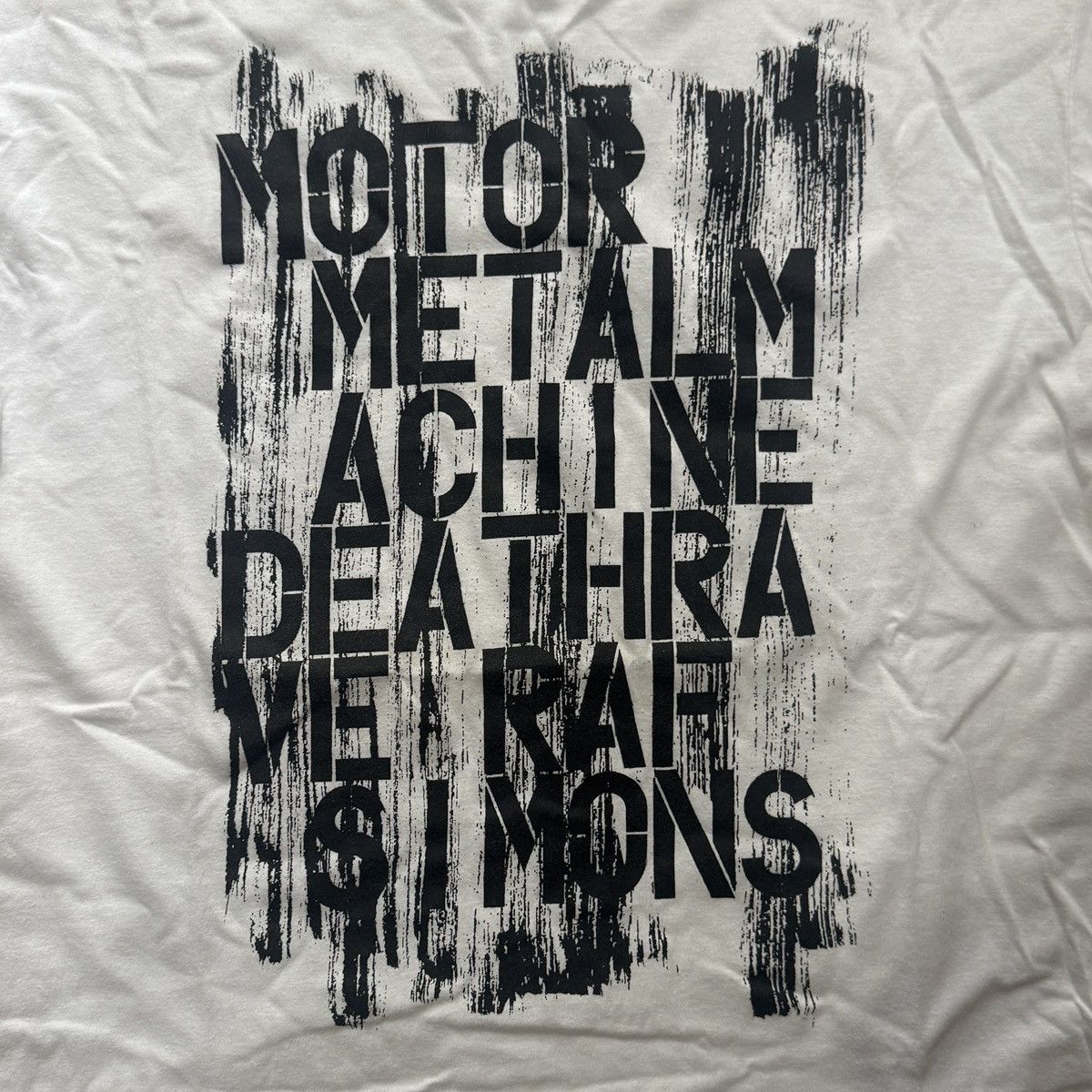 Raf Simons RAF SIMONS x MOTOR MACHINE ELECTRO BAND SHIRT Size US S / EU 44-46 / 1 - 3 Thumbnail